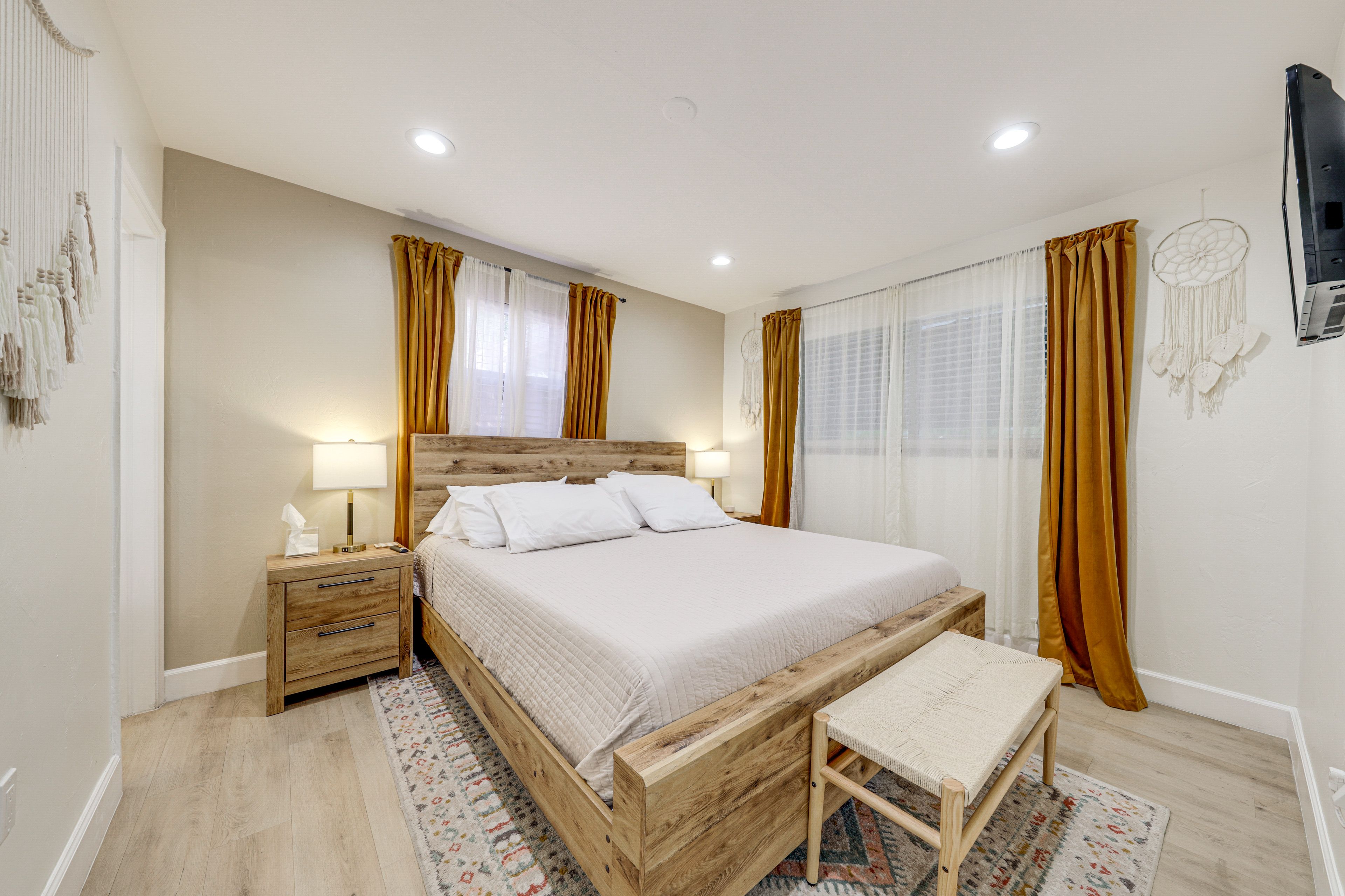 Bedroom 1 | King Bed | Walk-In Closet