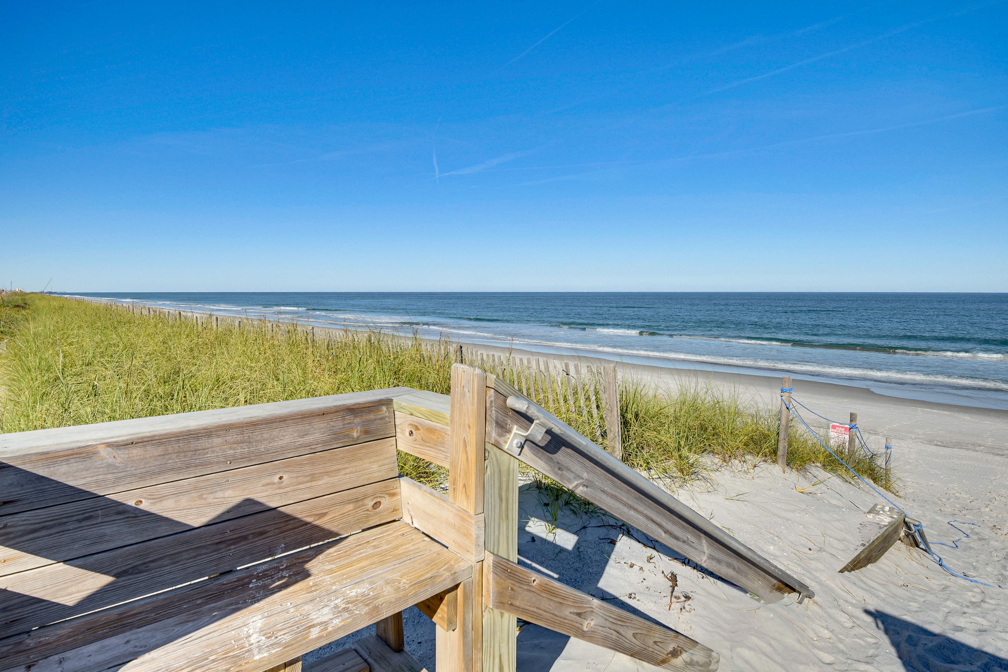Beach Access Across the Street