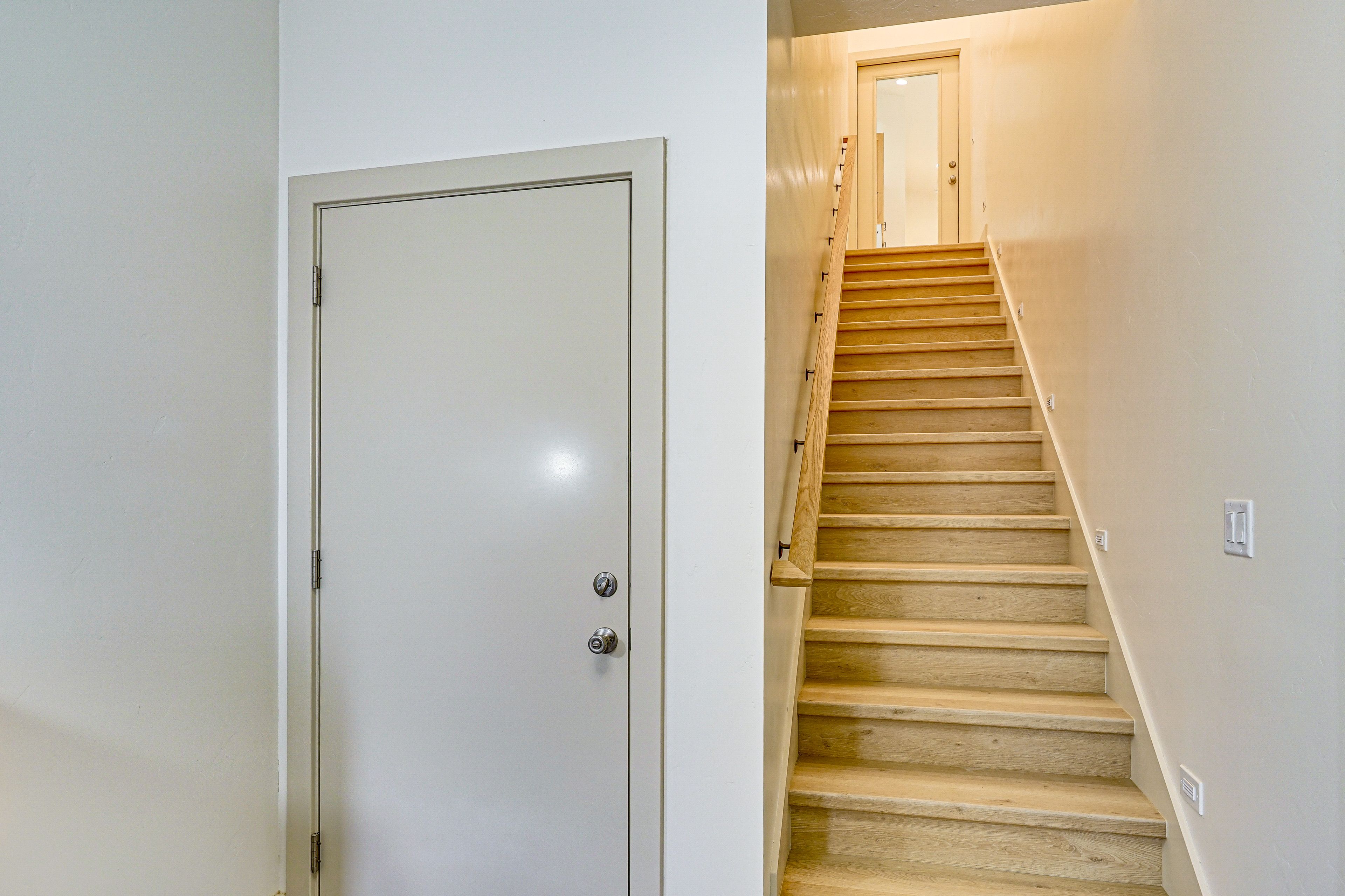 Unit on 2nd Floor | Interior Staircase to Enter