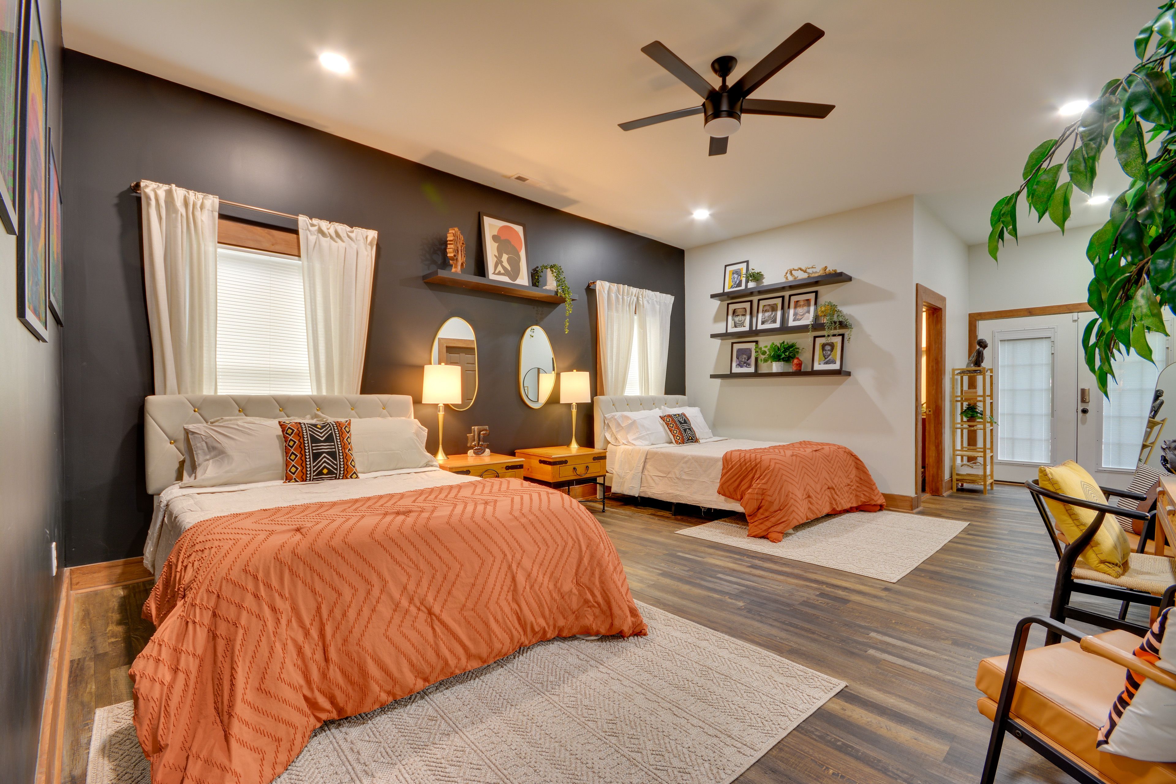 Bedroom 2 | 2 Queen Beds | 1st Floor