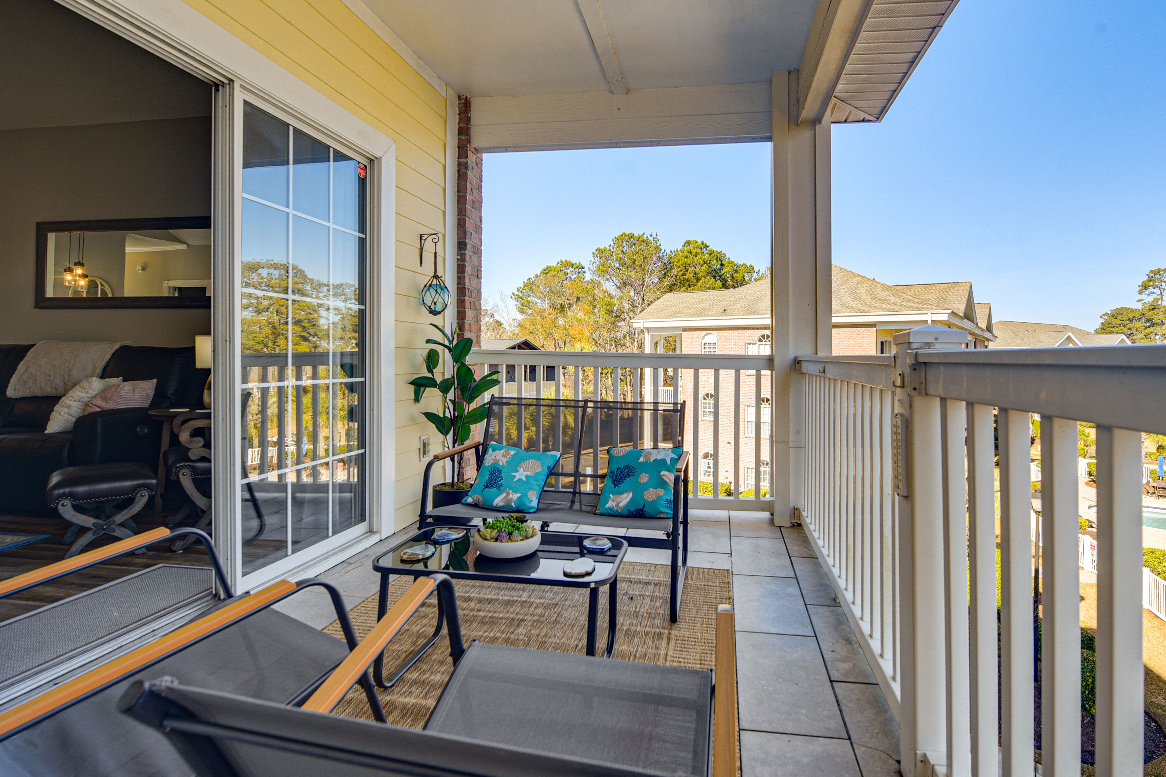 Private Patio | Access via Living Room
