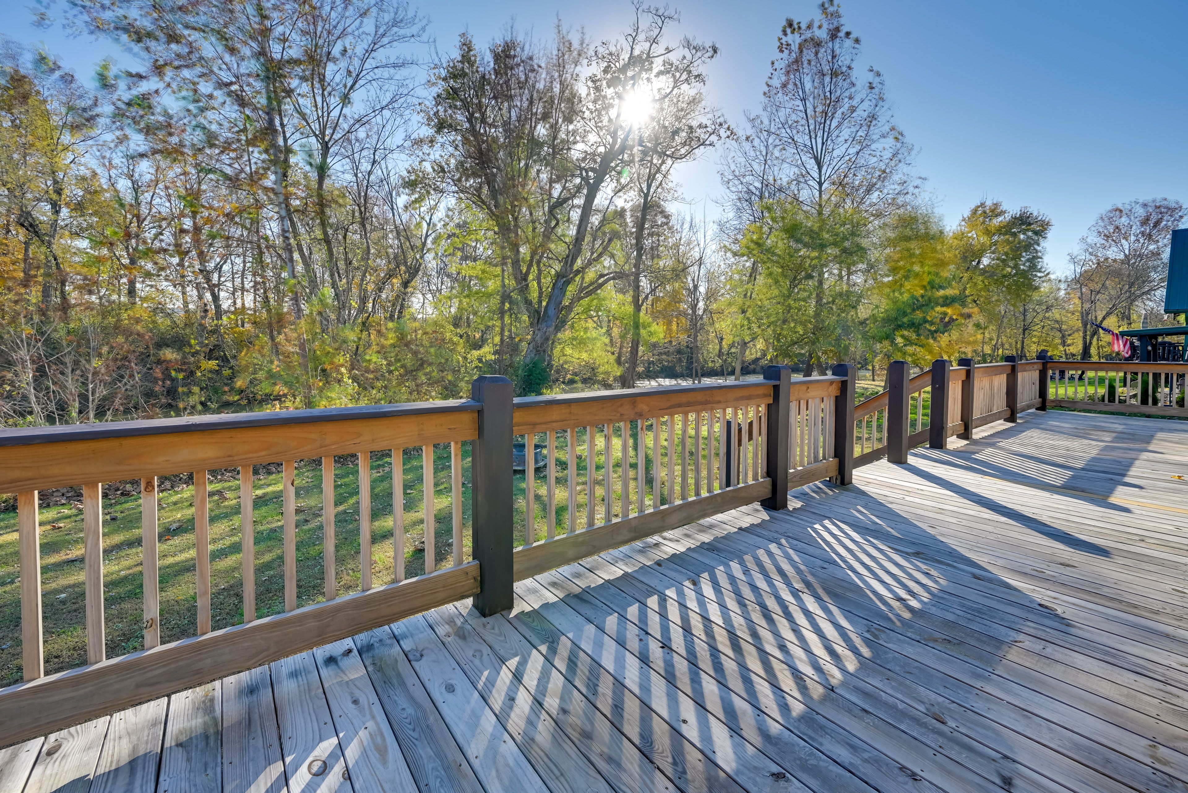 Deck w/ River Views