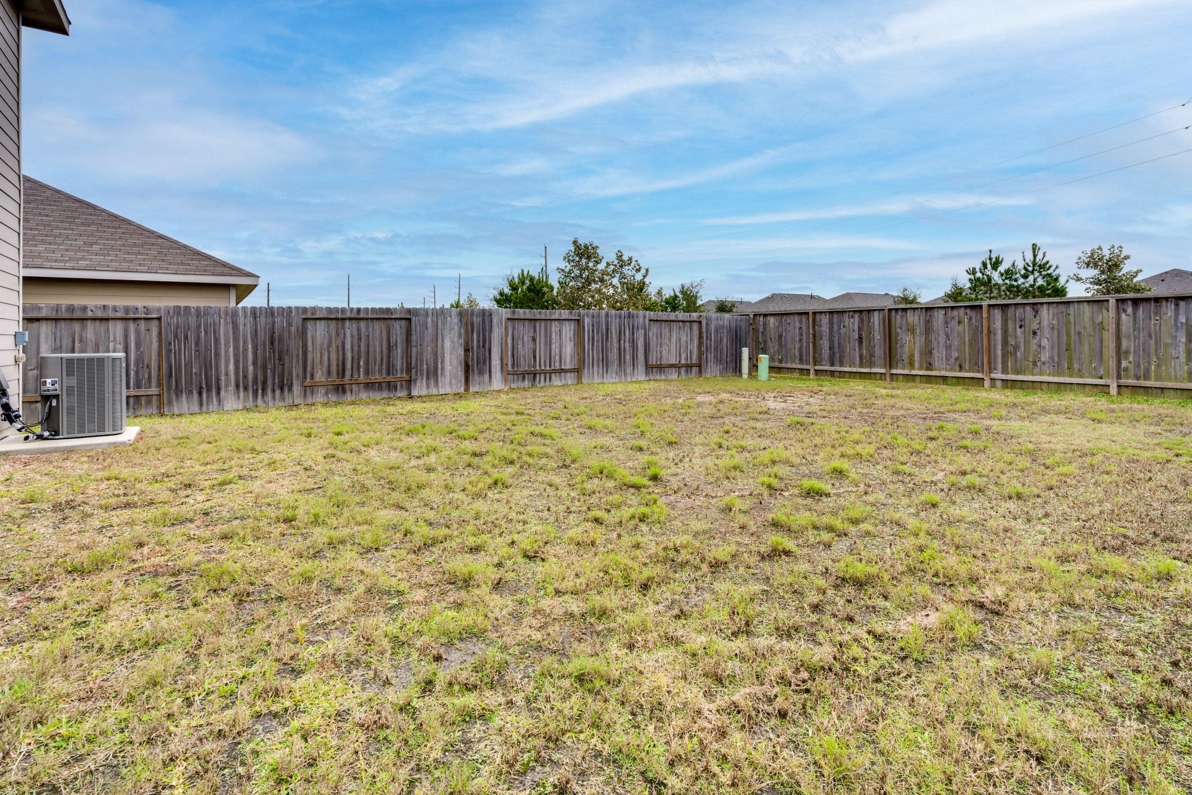 Fenced Backyard