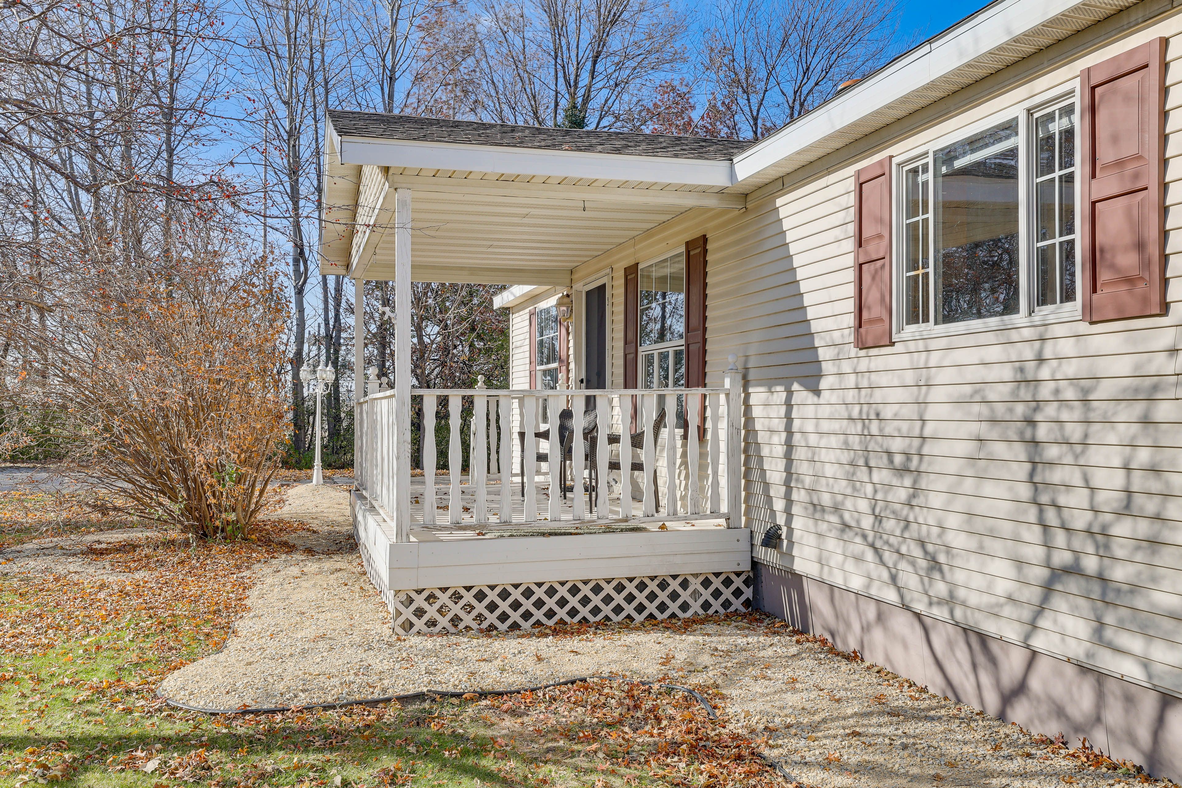 House Exterior | Covered Porch w/ Seating