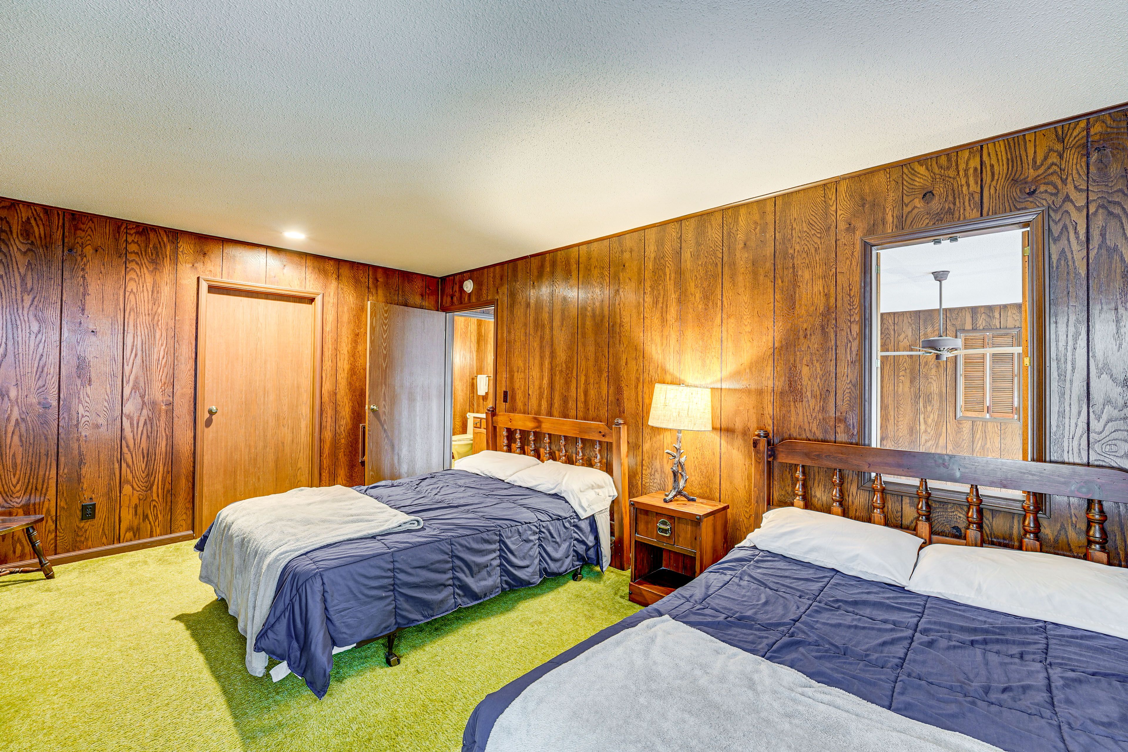 Bedroom 1 | 2nd Floor | 2 Full Beds | Linens Provided