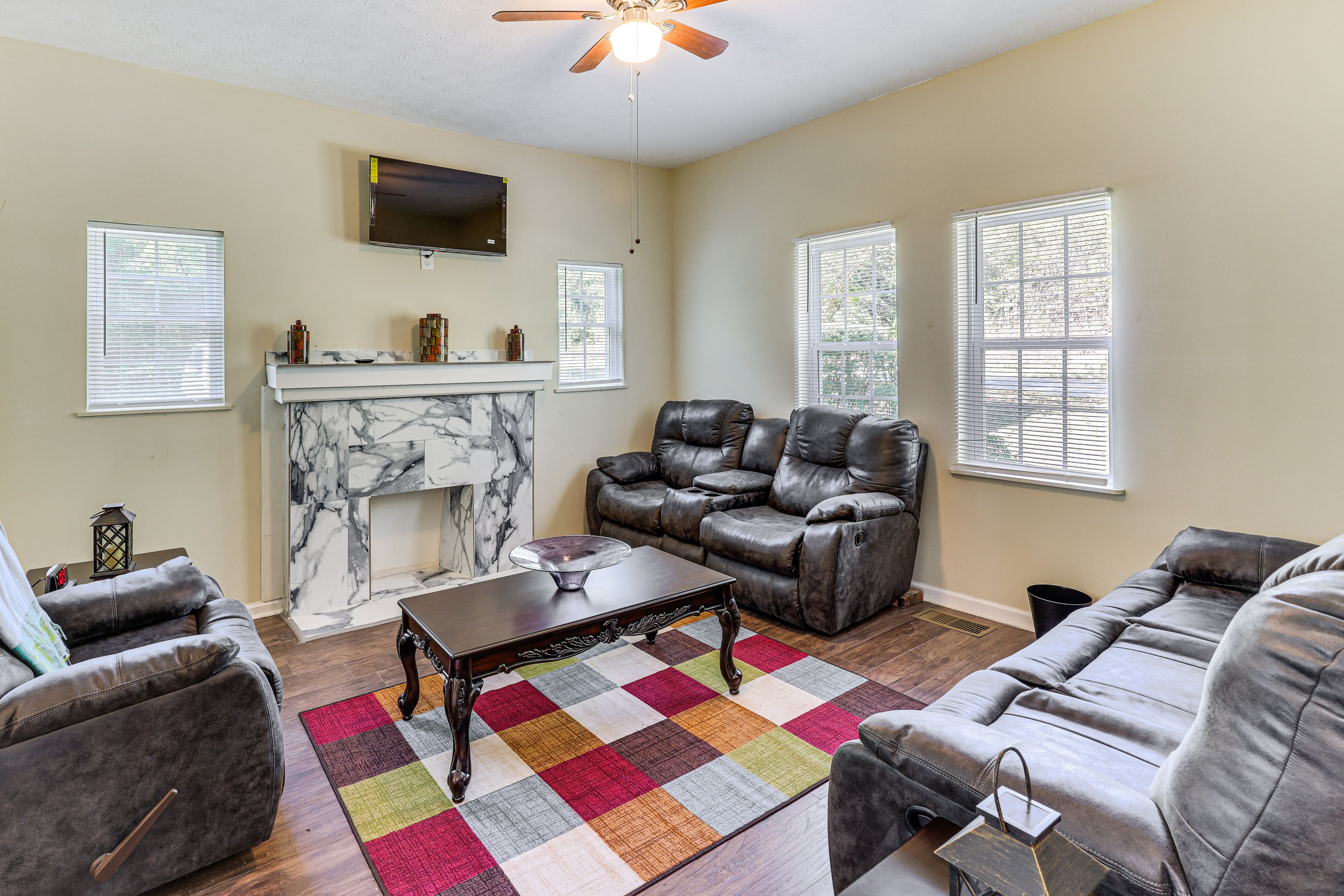 Tuskegee Vacation Rental | 4BR | 2BA | 1,875 Sq Ft | Step-Free Access