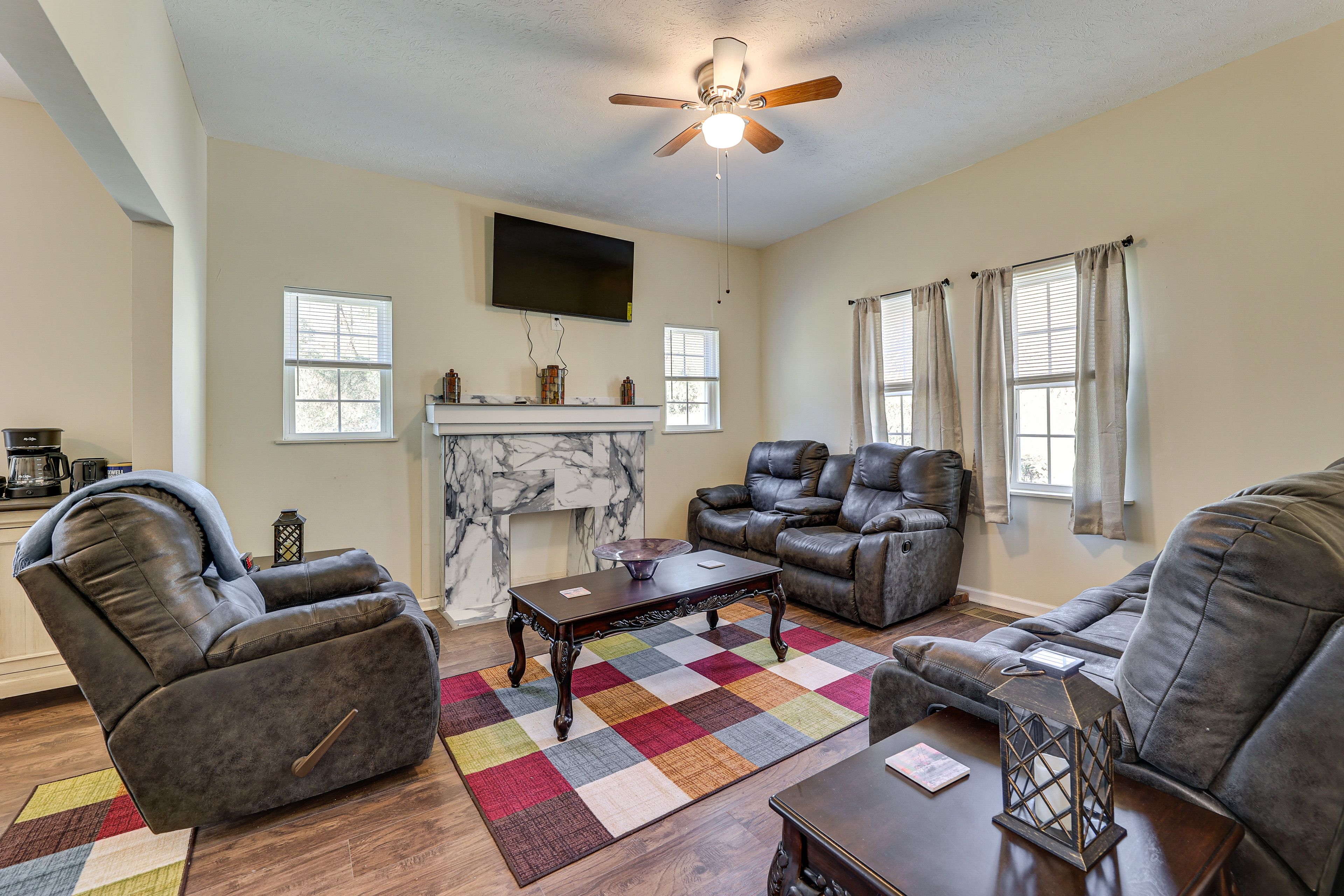 Tuskegee Vacation Rental | 4BR | 2BA | 1,875 Sq Ft | Step-Free Access