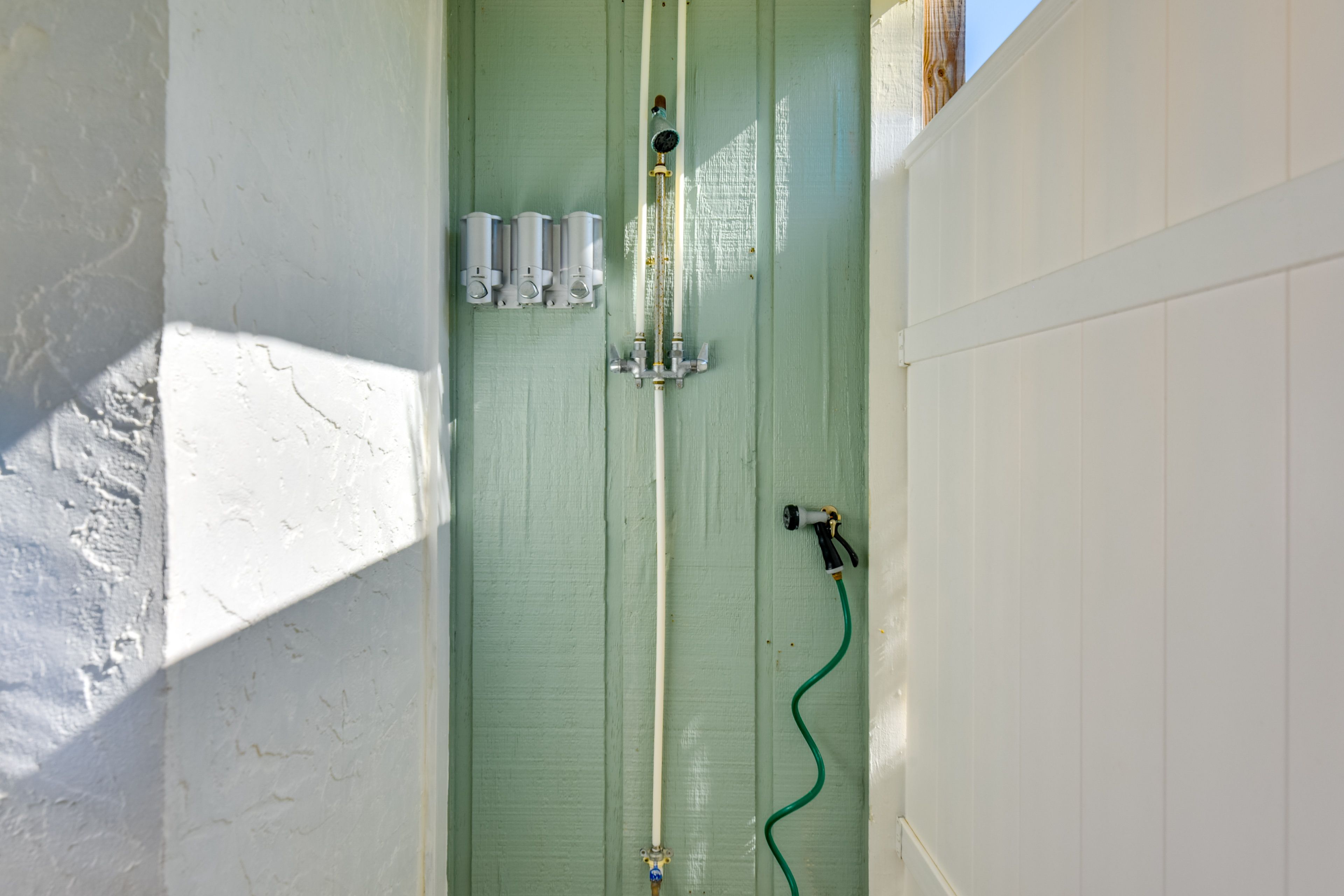 Shared Outdoor Shower