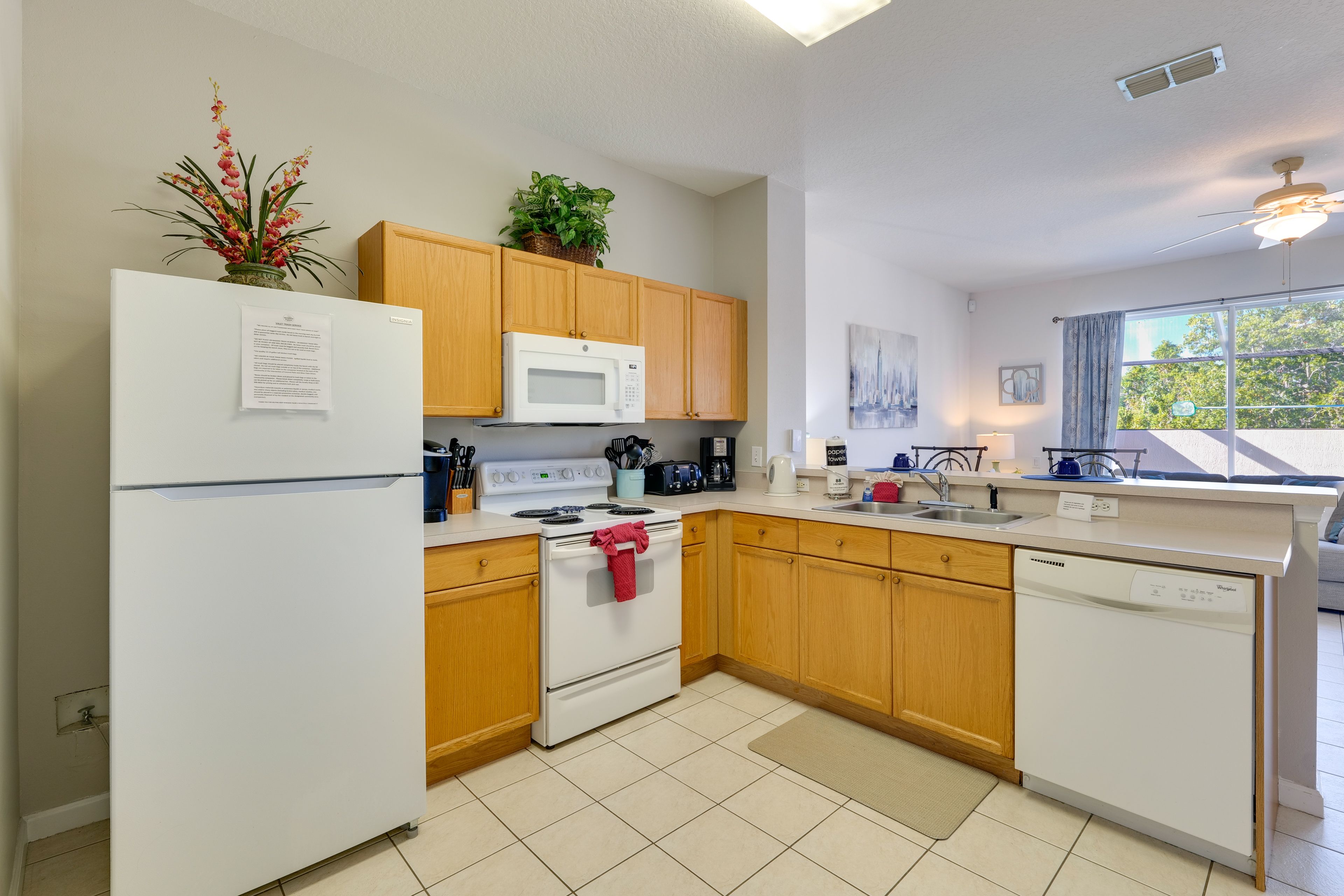 Kitchen | 1st Floor | Keurig & Drip Coffee Makers | Blender | Cooking Basics