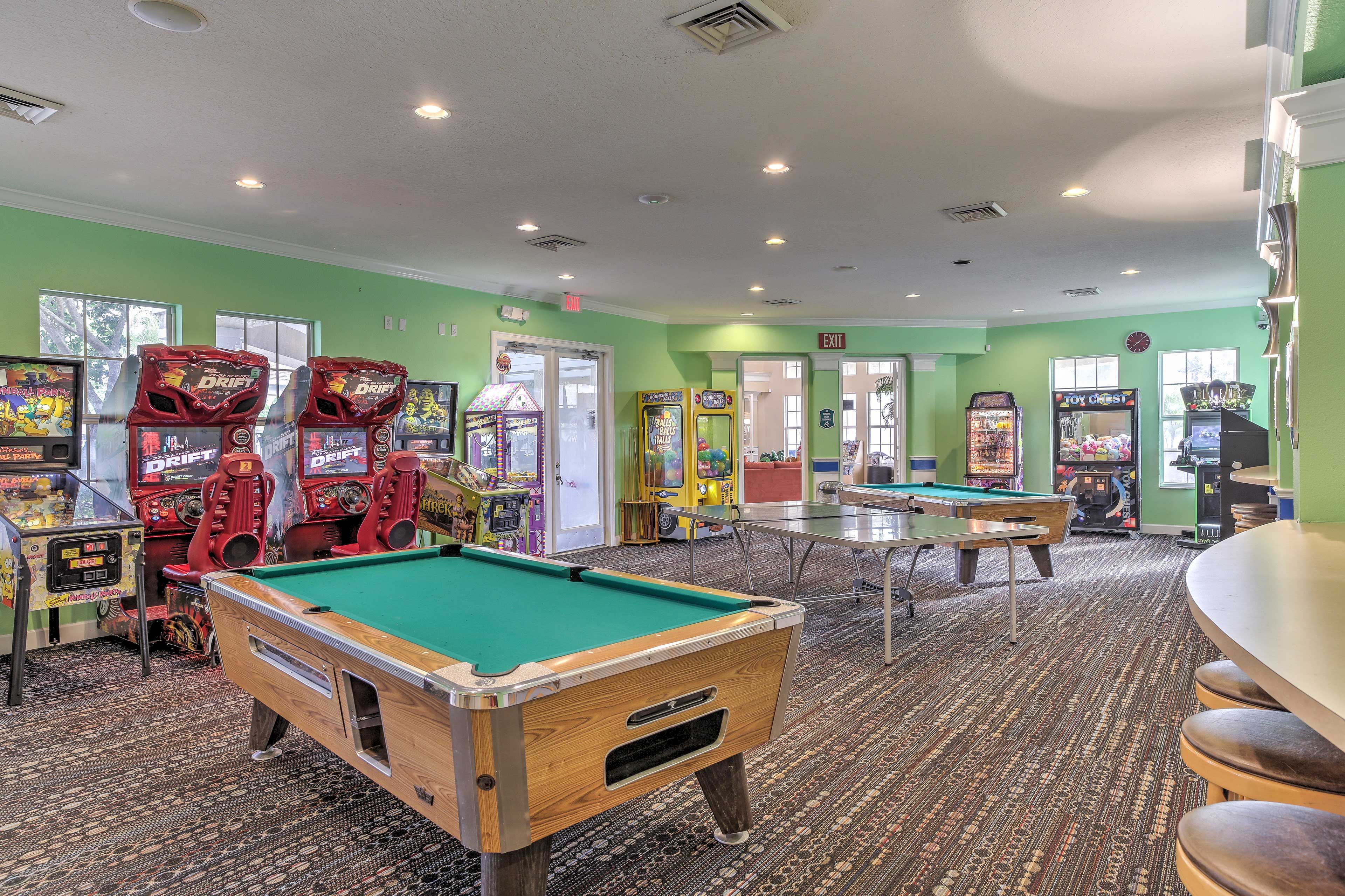 Community Game Room | Fitness Center On-Site