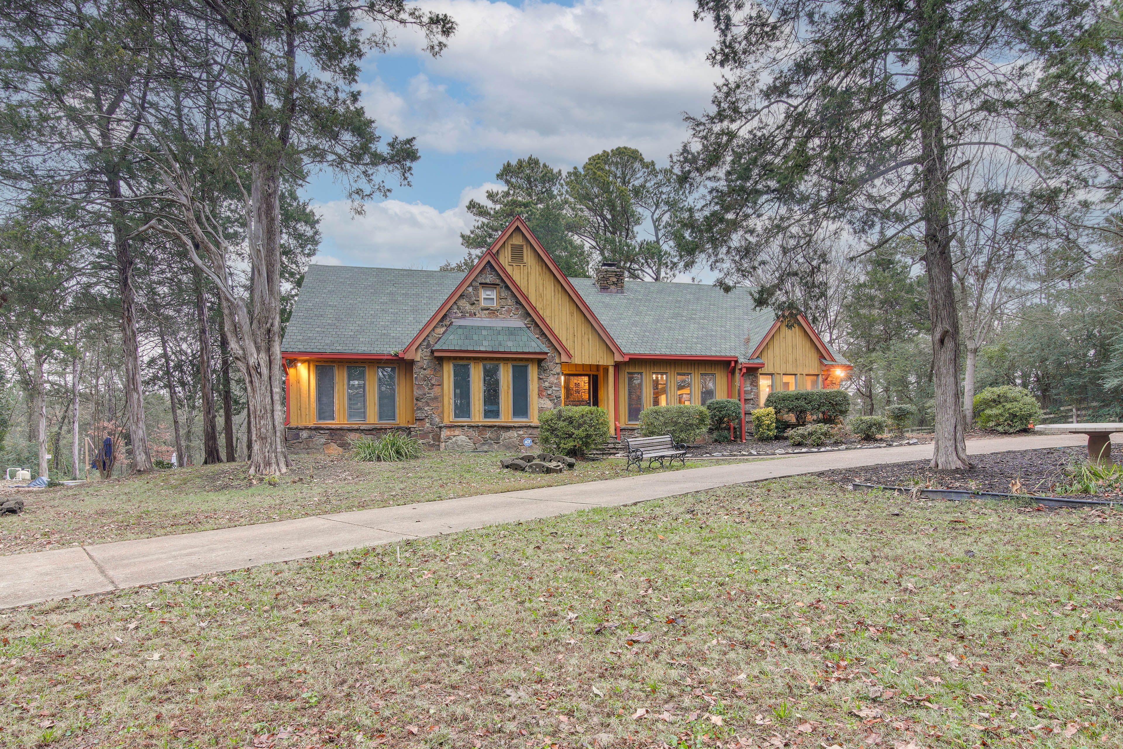 House Exterior | East Driveway (8-10 Vehicles) | West Driveway (6-8 Vehicles)