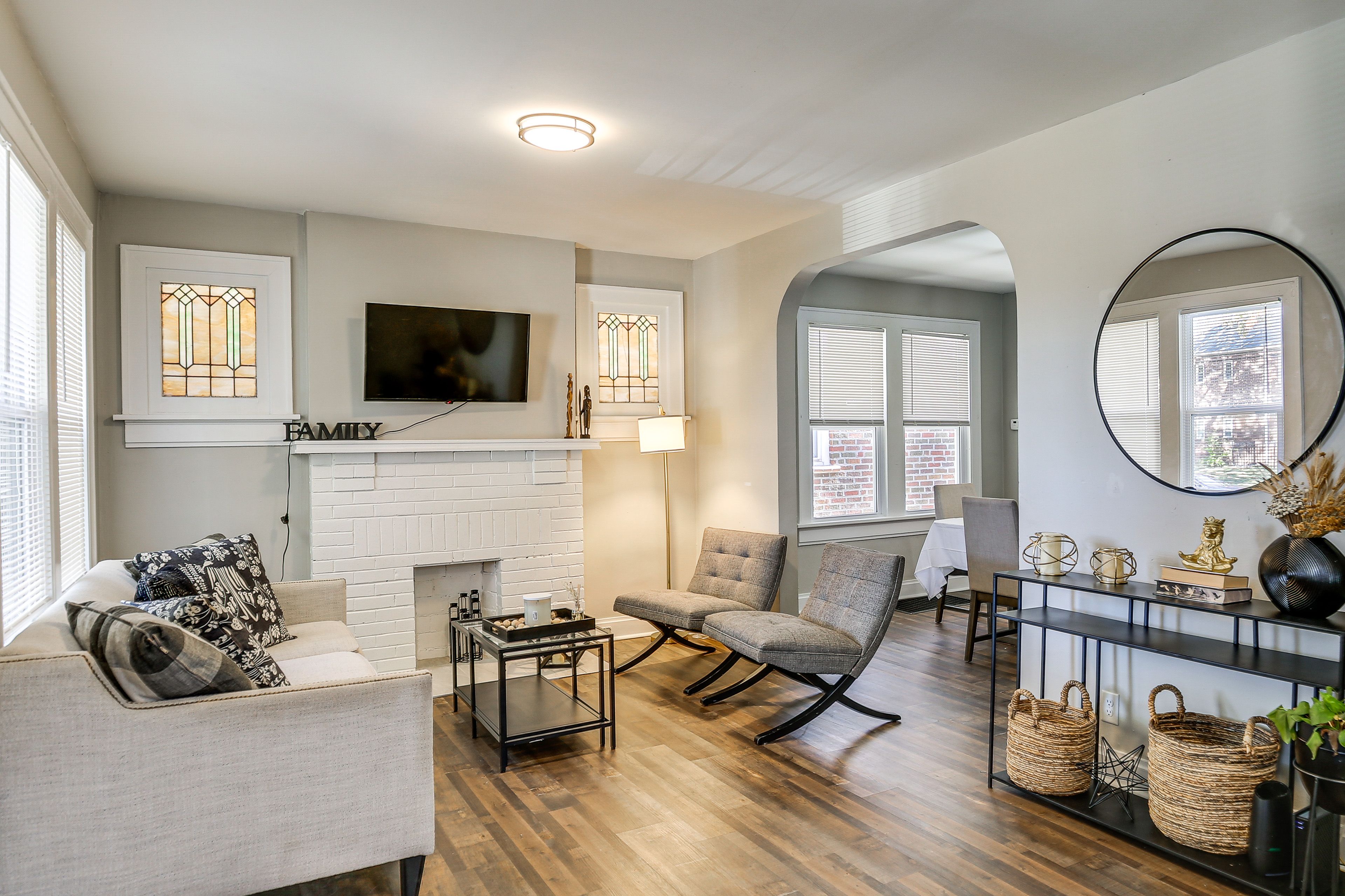 University City Vacation Rental | 2BR | 1BA | 1,008 Sq Ft | 6 Steps to Enter