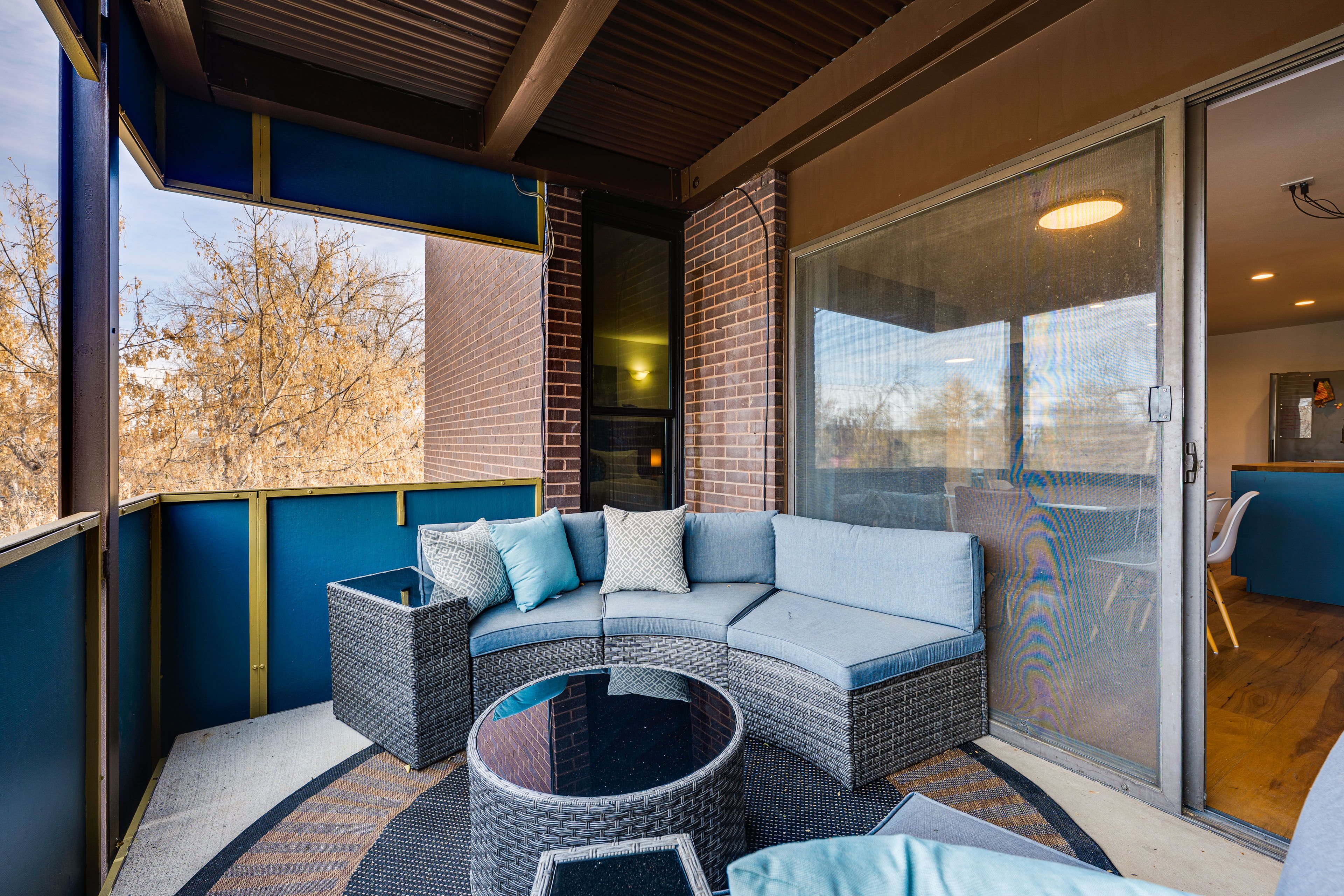 Private Patio | Access via Interior