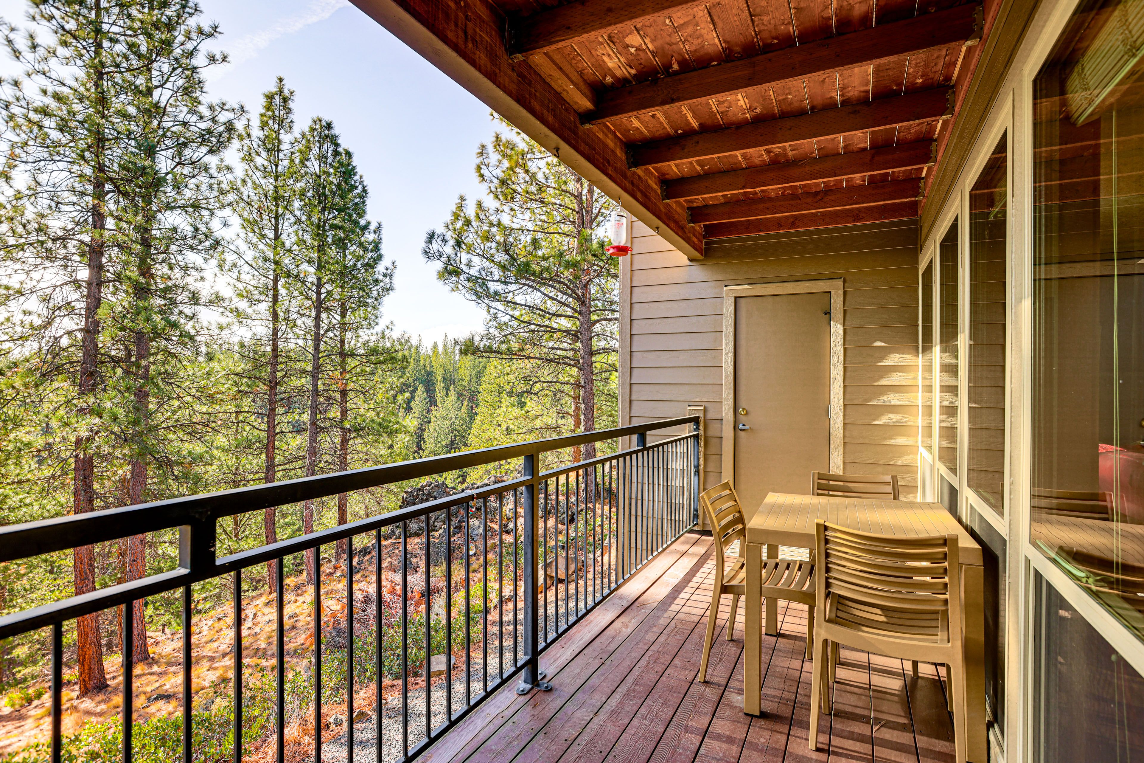 Private Balcony | Dining Area | Forest Views