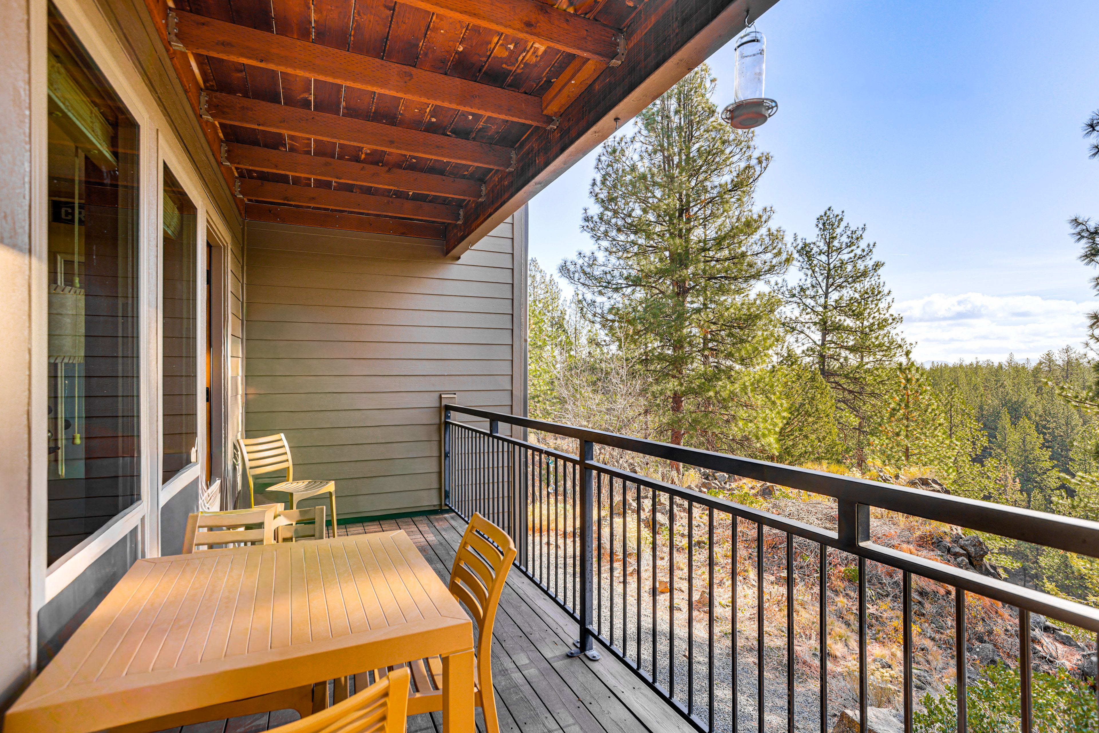 Balcony | Dining Area | Forest Views