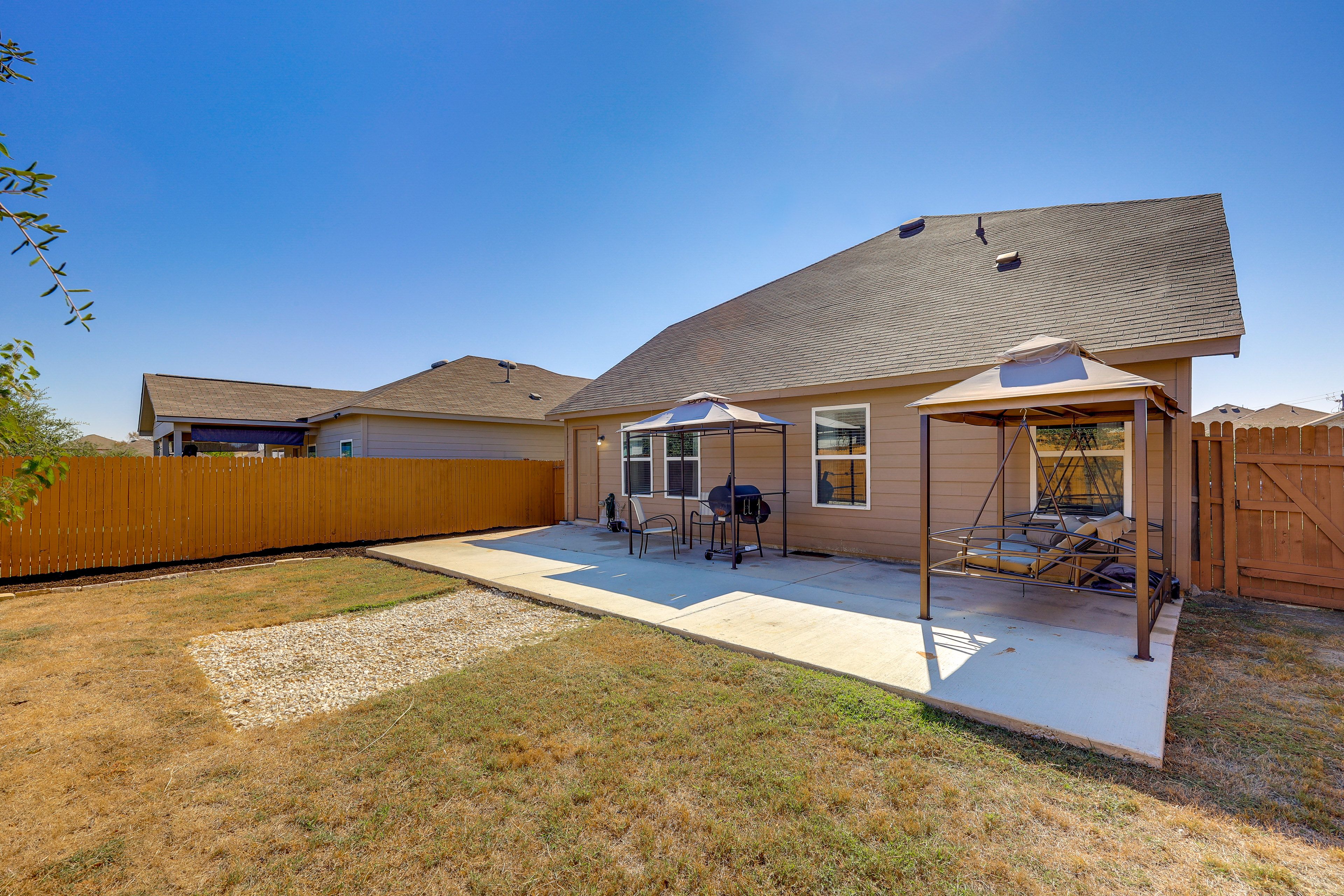 Private Patio | Fenced Backyard
