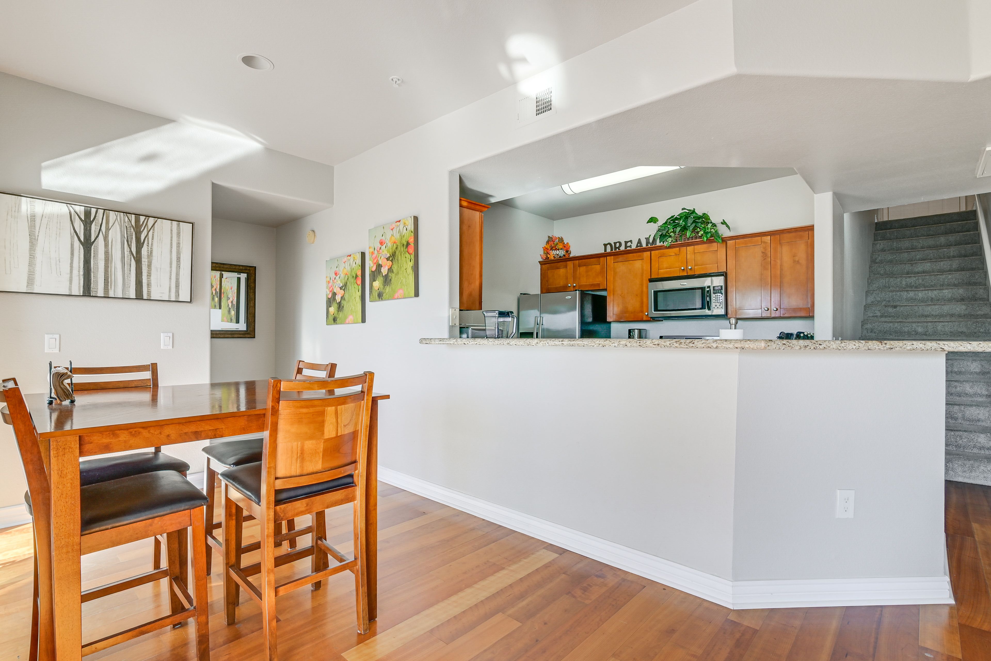 Dining Area | Dishware & Flatware | 1st Floor