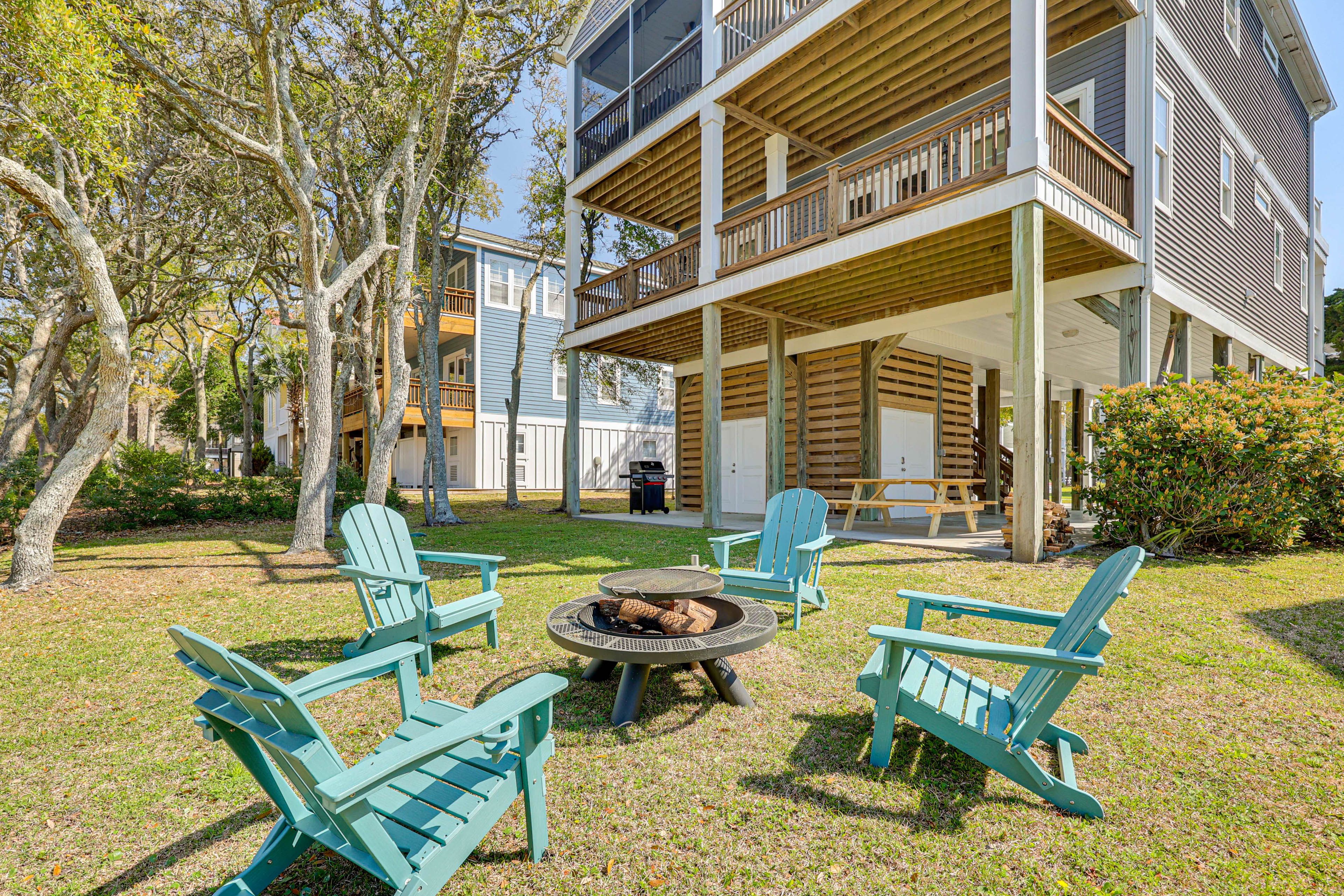 Oak Island Vacation Rental | 4BR | 4.5BA | 2,414 Sq Ft