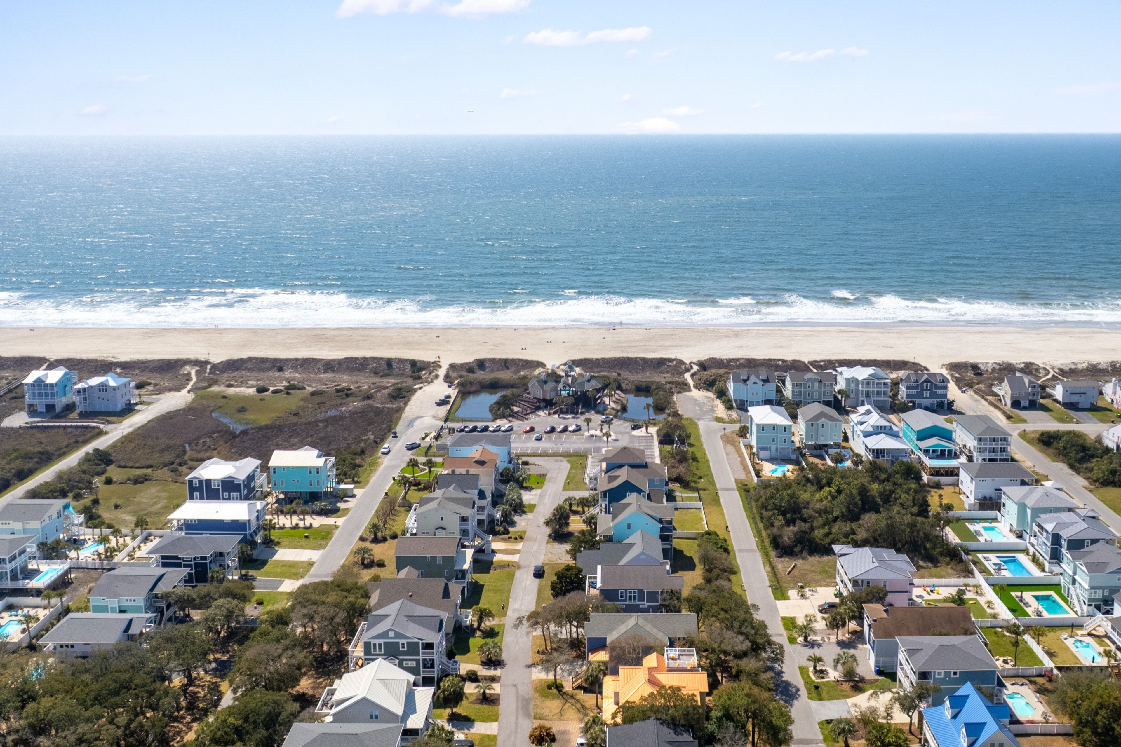 Aerial View | Steps to Shore