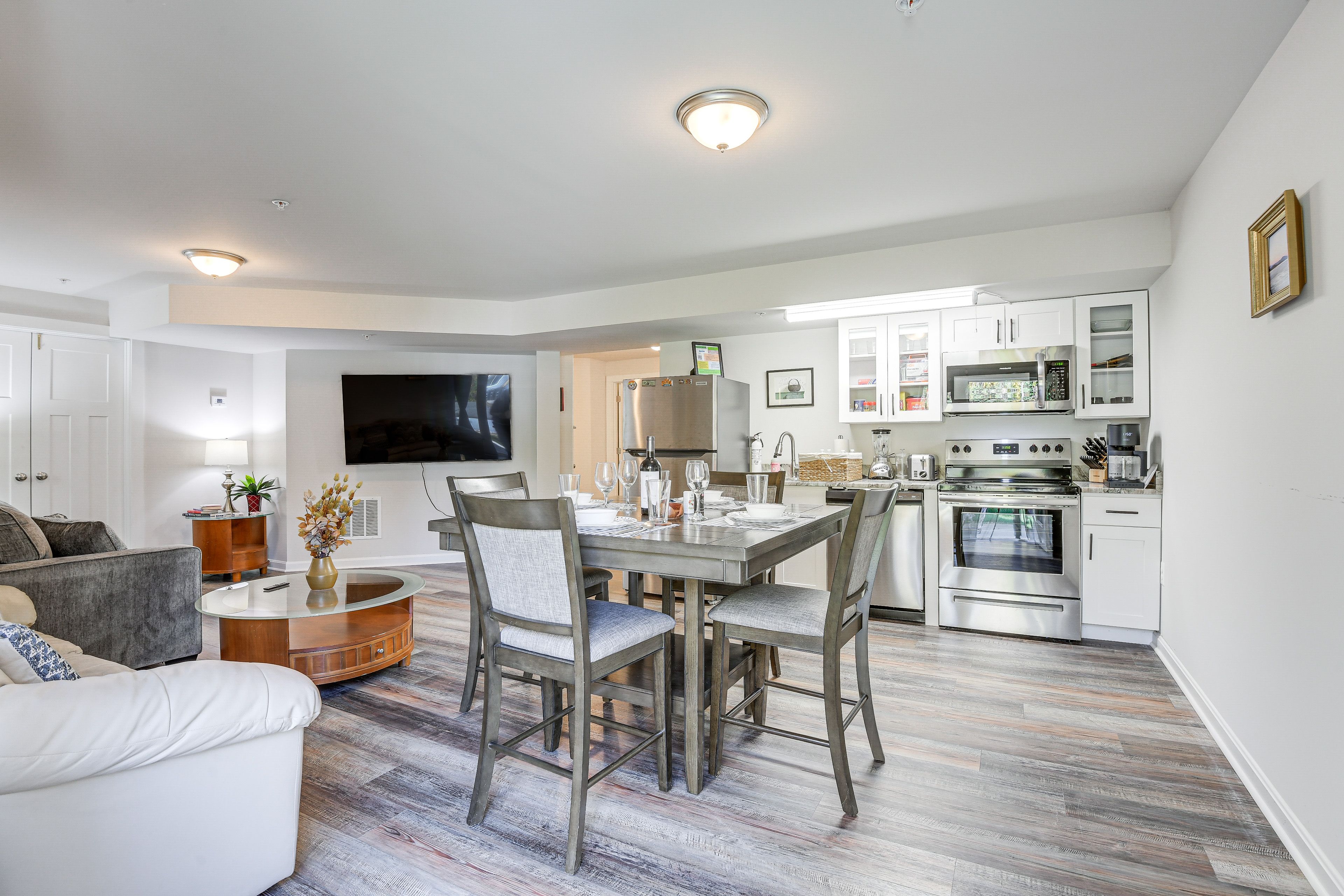 Bowie Vacation Rental | 1BR | 1BA | 1 Step to Enter | 700 Sq Ft