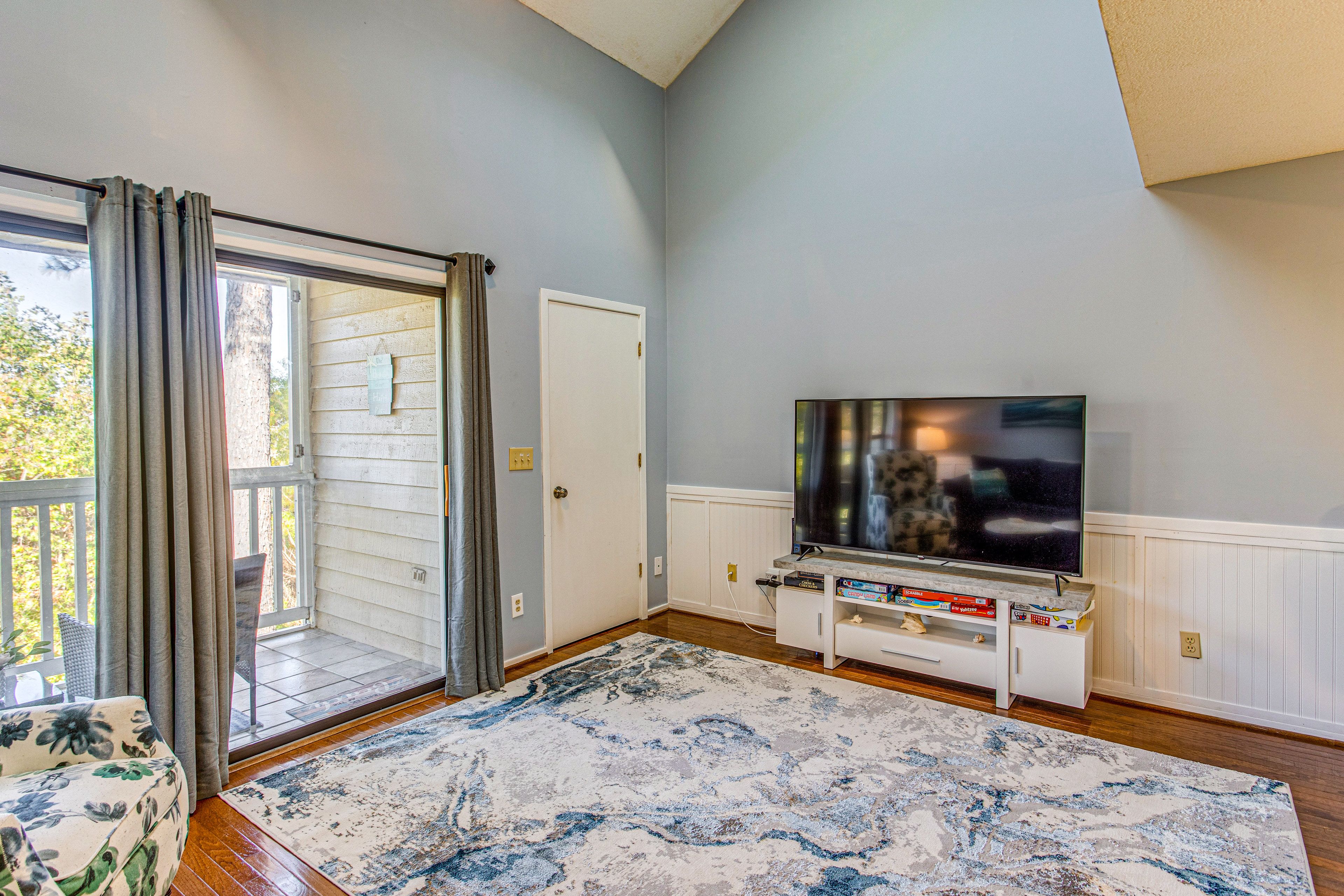 Living Room | 1st Floor | Queen Sleeper Sofa | Central Heating & A/C