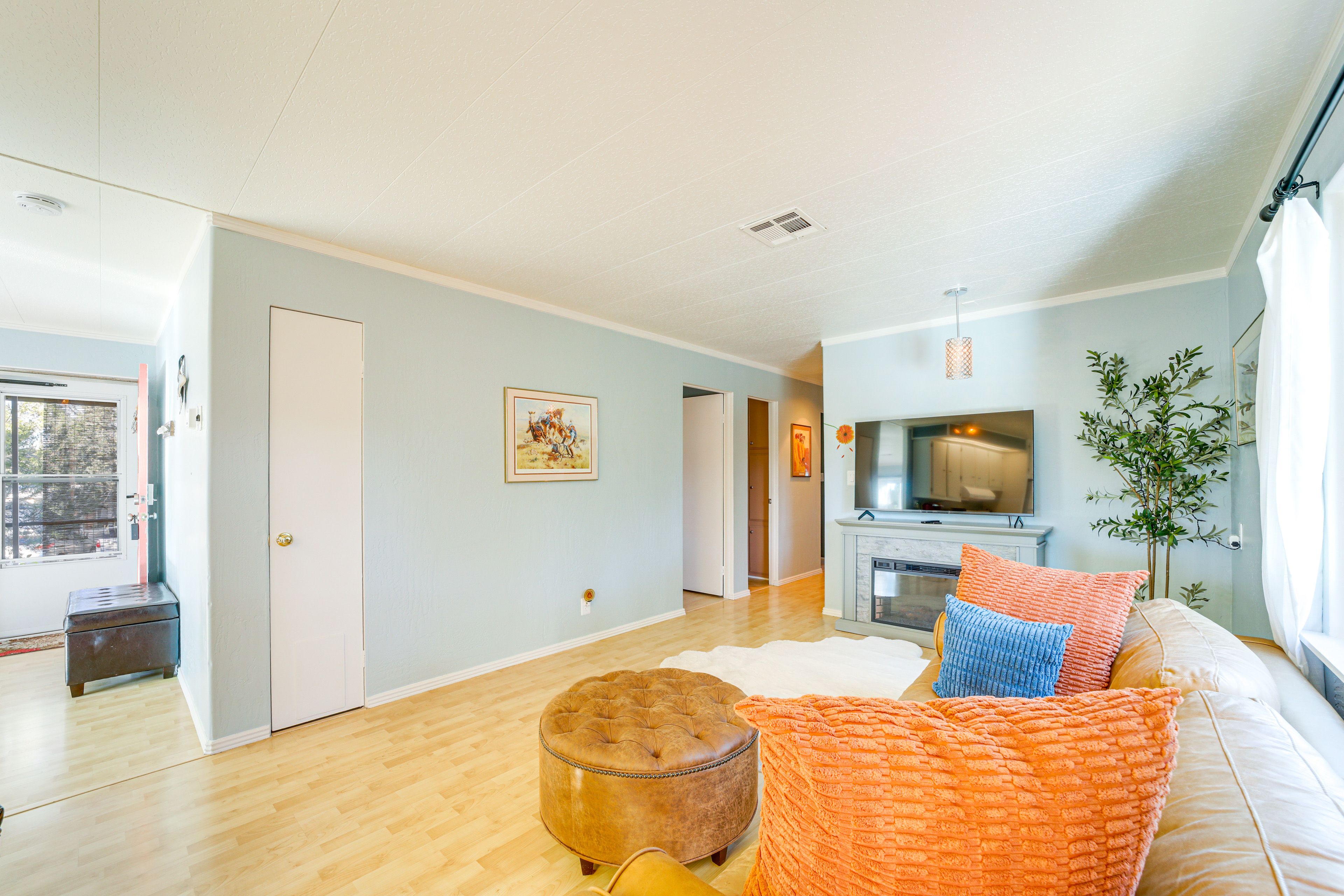 Family Room | Electric Fireplace | Smart TV