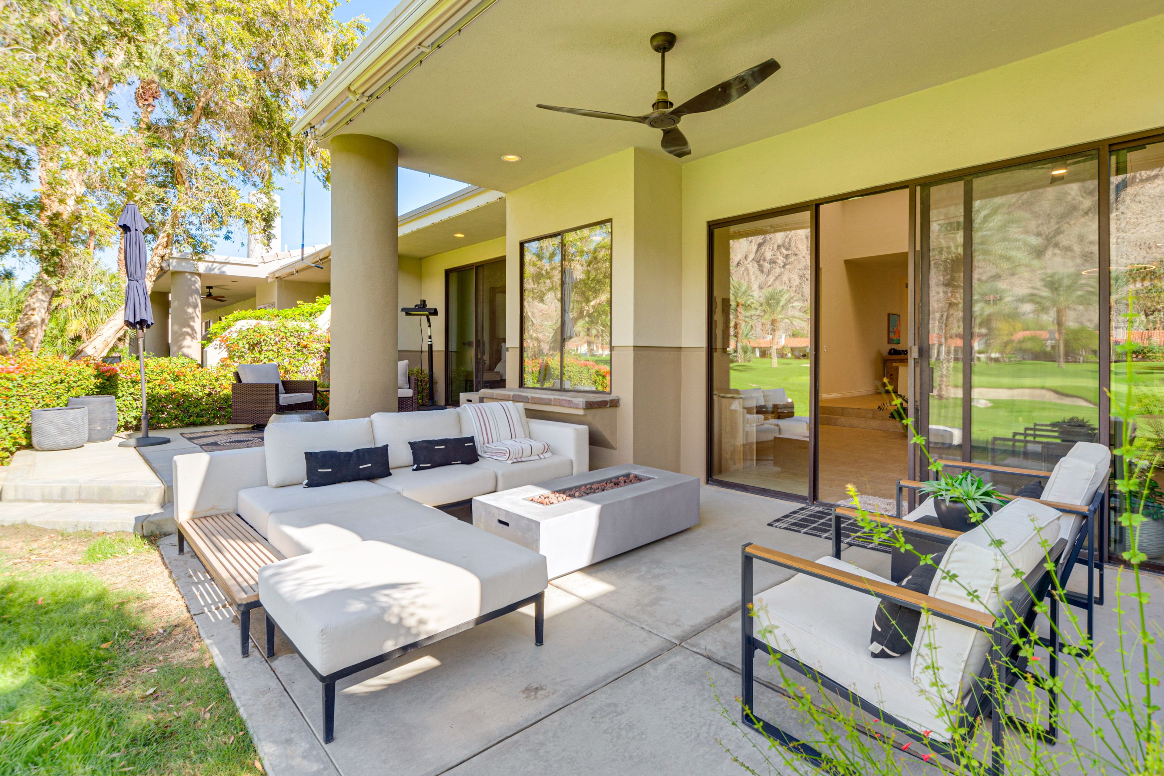 Patio | Gas Grill | Propane Fire Pit | Golf Course & Mountain Views