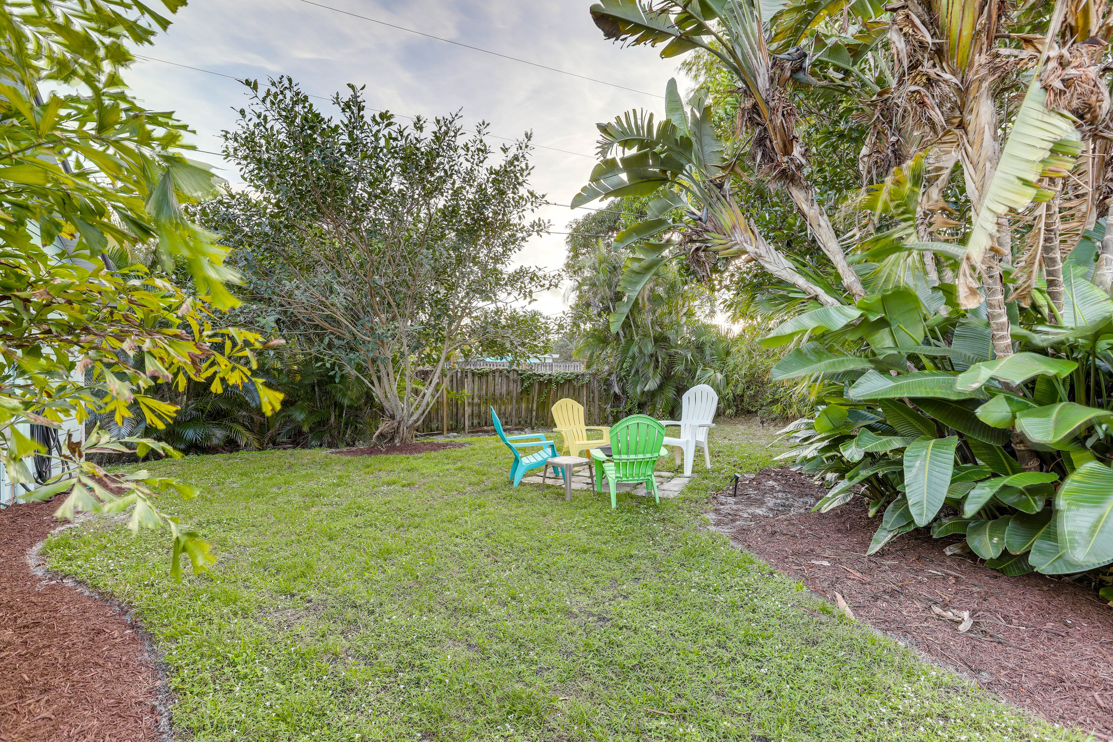 Private Backyard Area