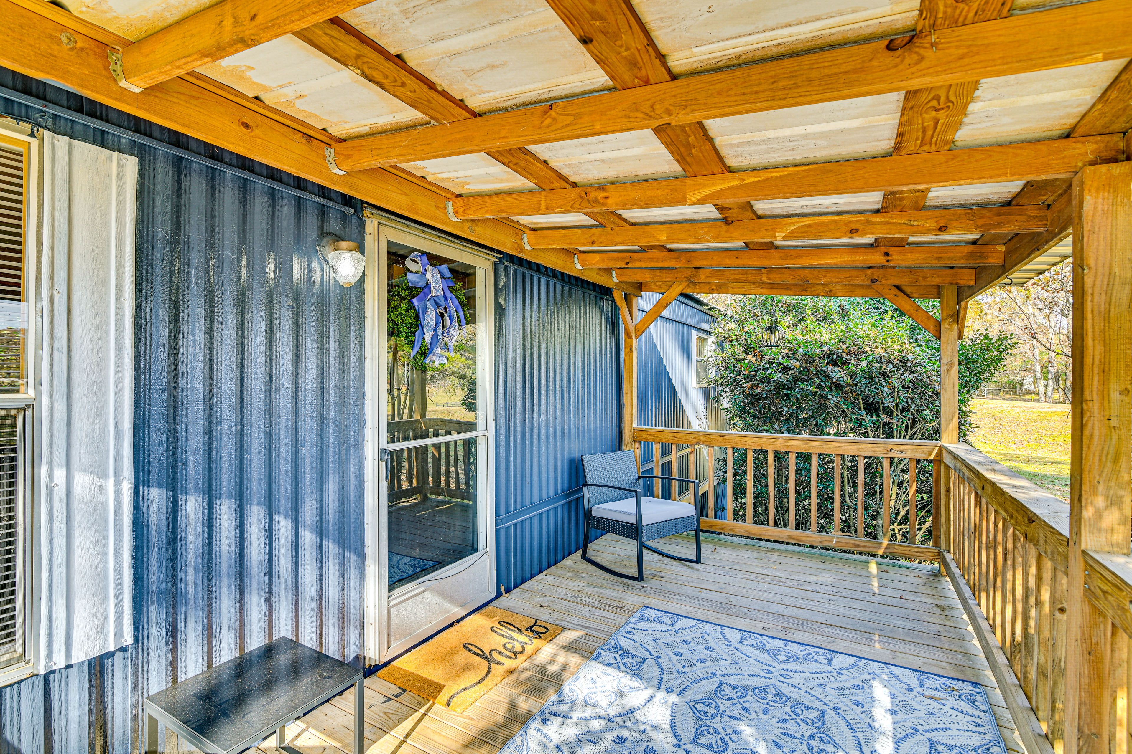 House Exterior | Keyless Entry | Covered Front Porch w/ Seating