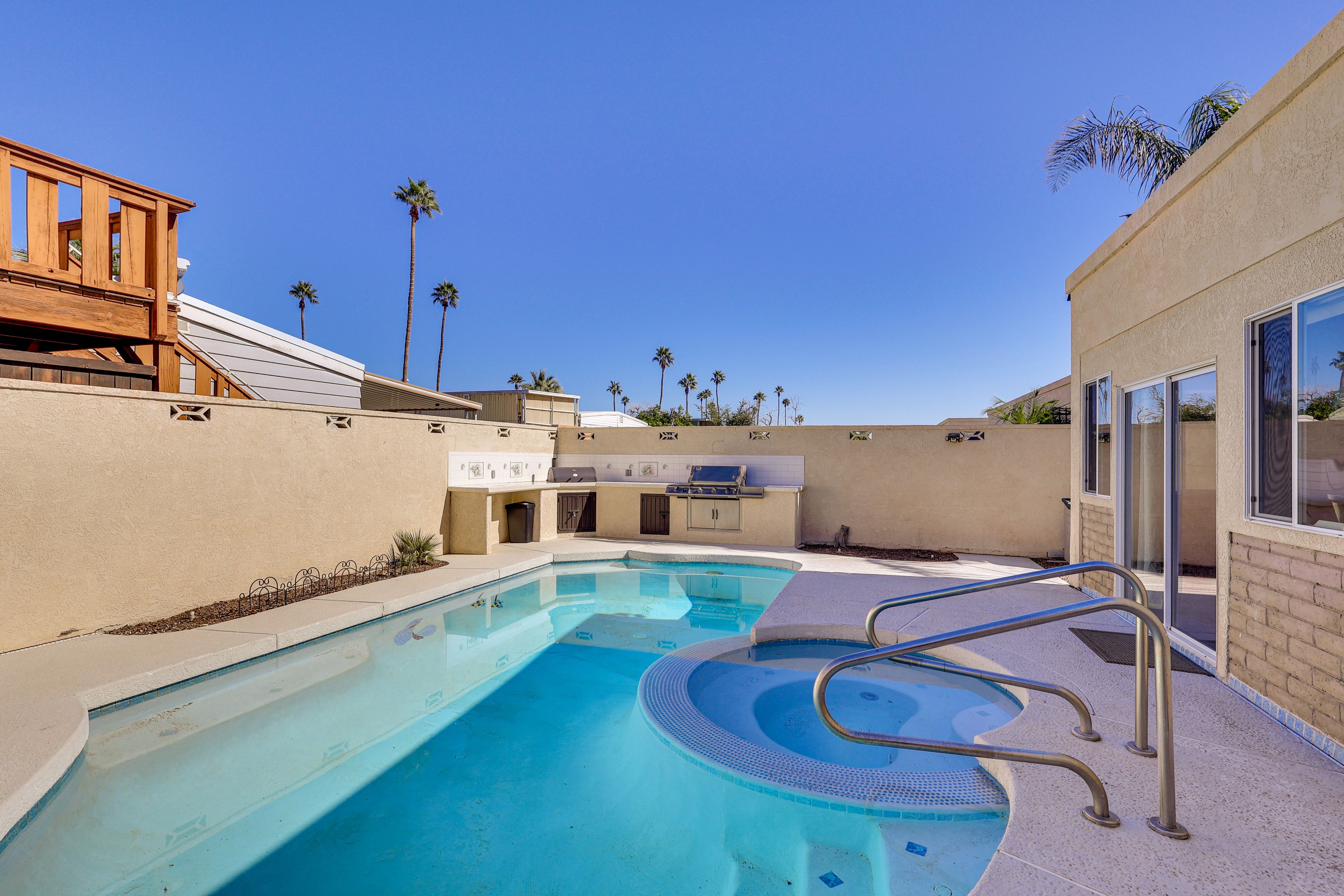 Yuma Vacation Rental | 3BR | 2BA | 1,800 Sq Ft | 1 Step to Enter