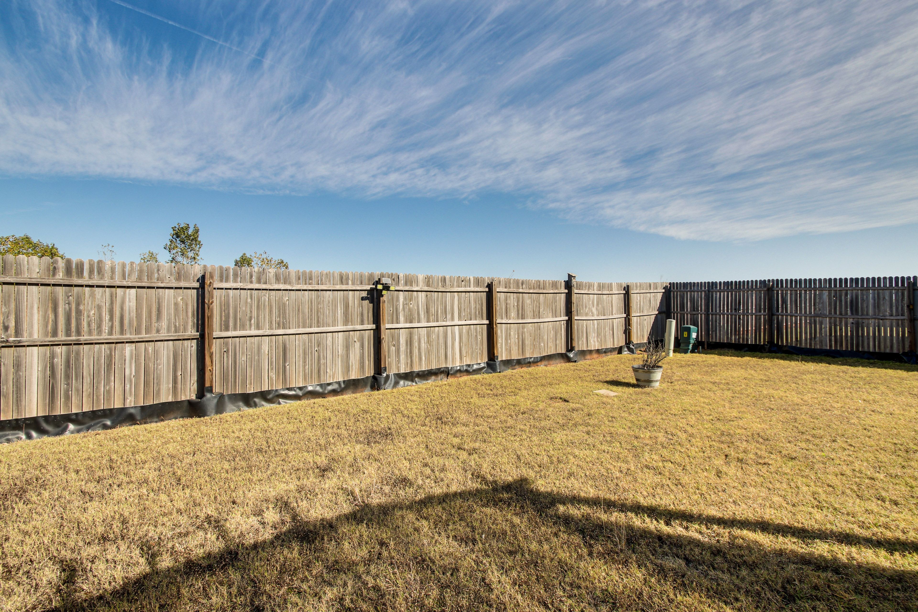 Private Backyard Area