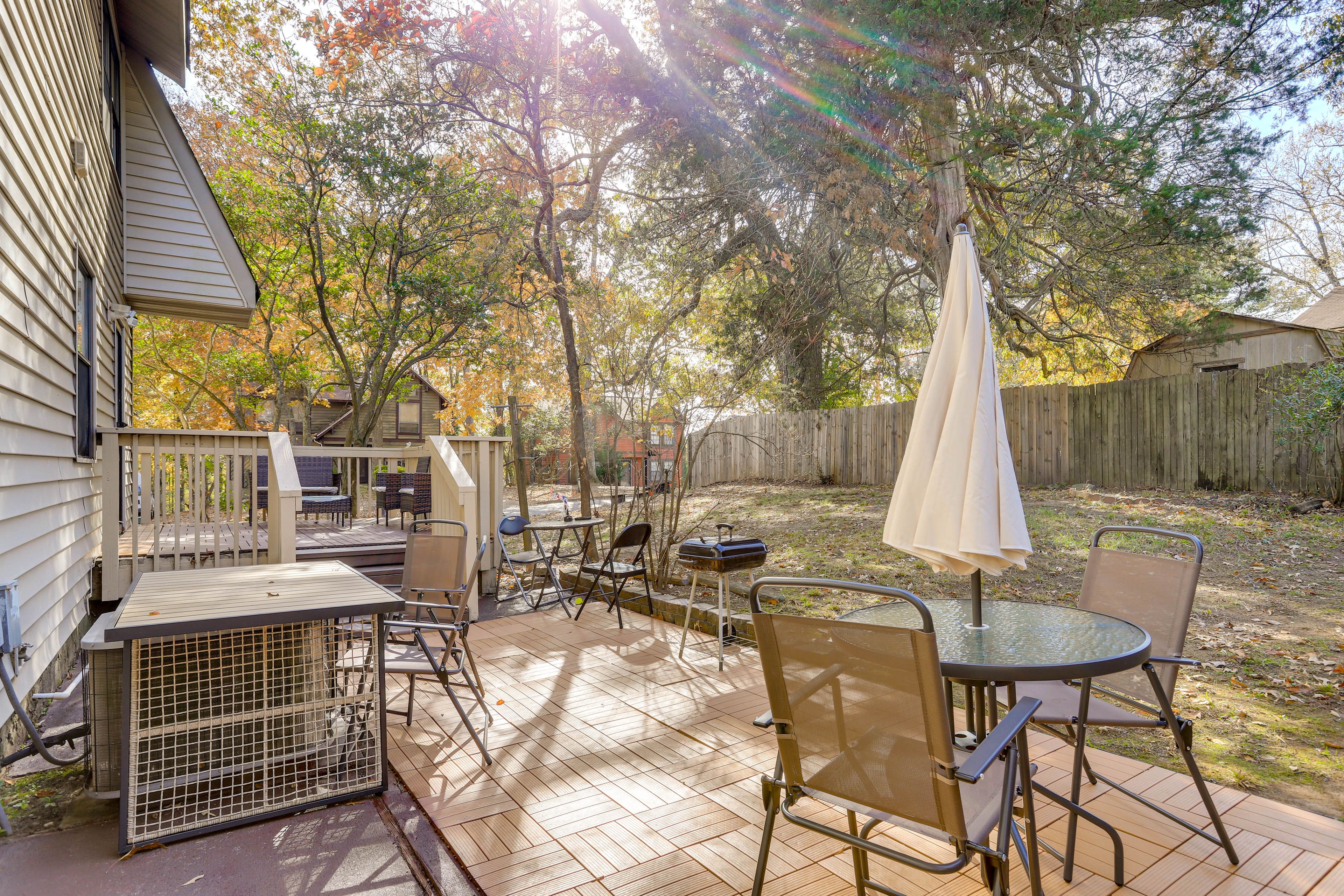 Patio | Charcoal Grill | Dining Space
