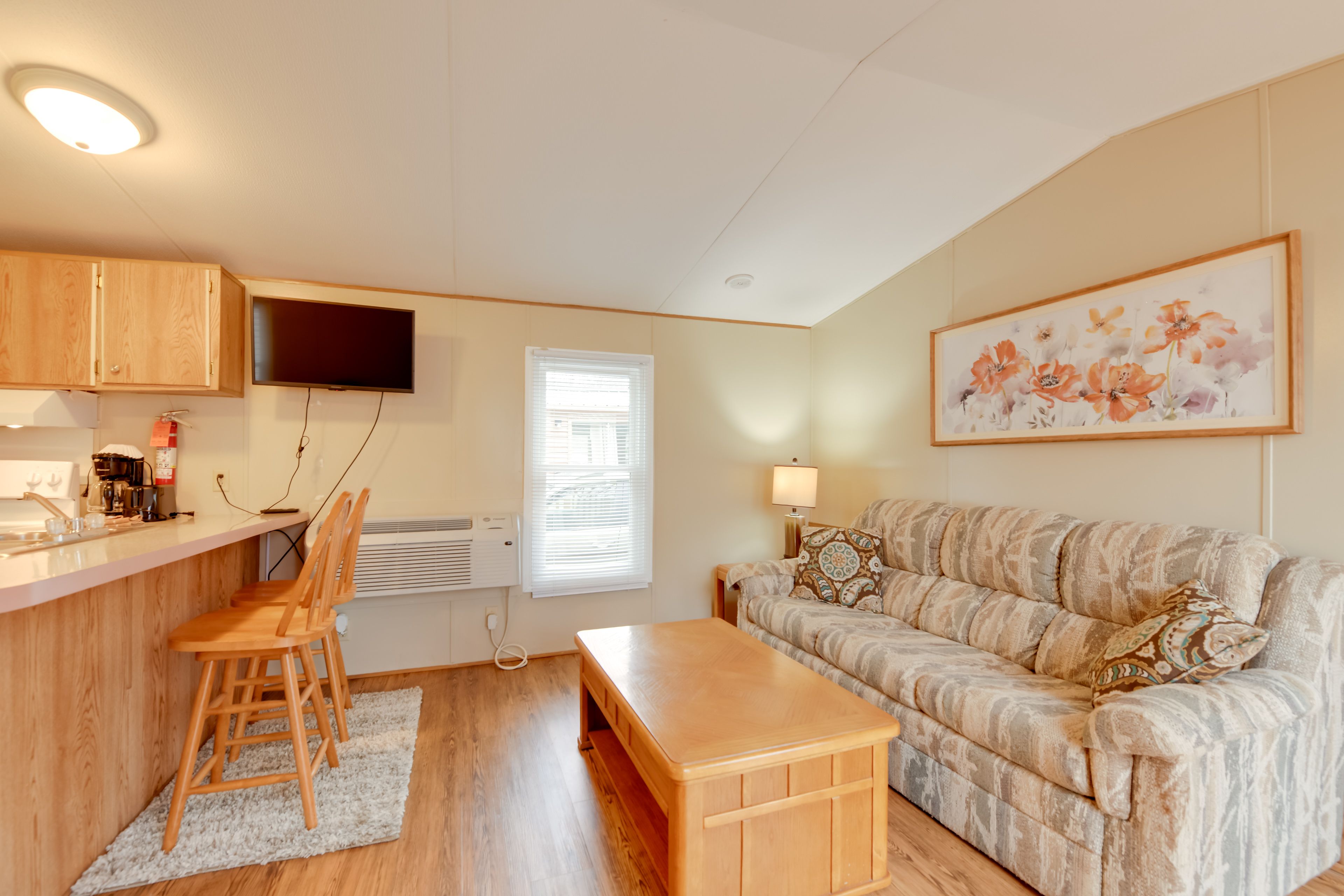 Living Room | Full Sleeper Sofa | Free WiFi | Central Heat