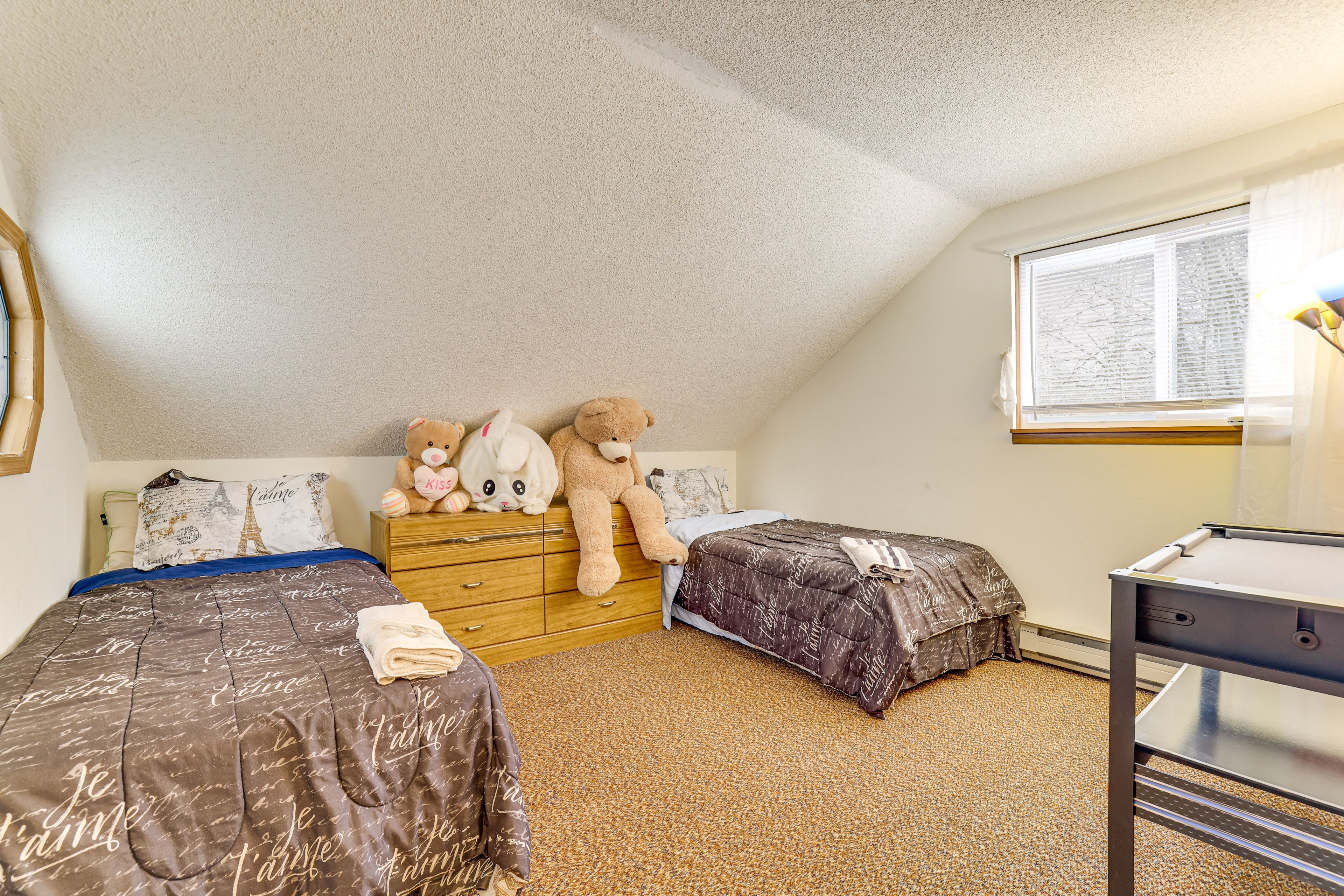 Bedroom 3 | 2 Twin Beds | Reversible Game Table | 2nd Floor