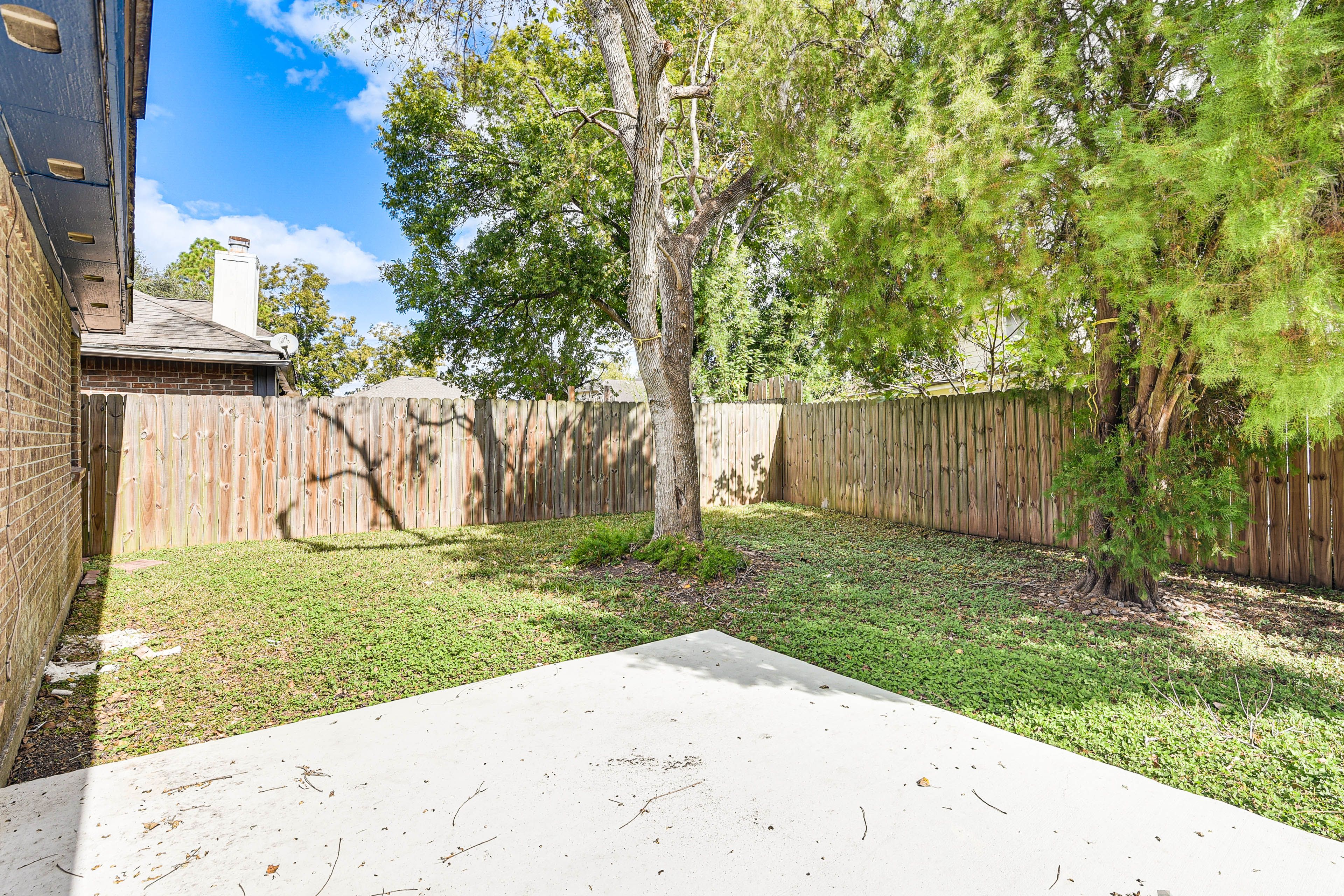 Patio | Fenced Backyard