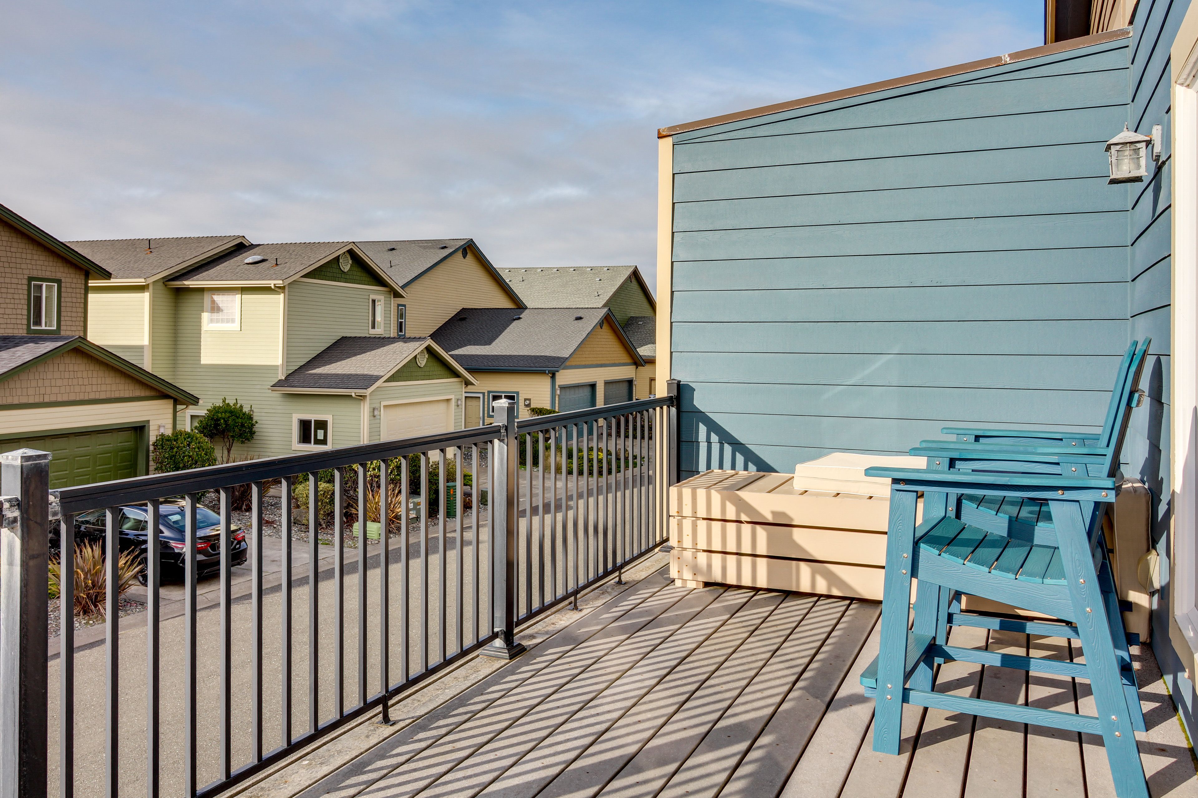 Furnished Balcony | Upper Level