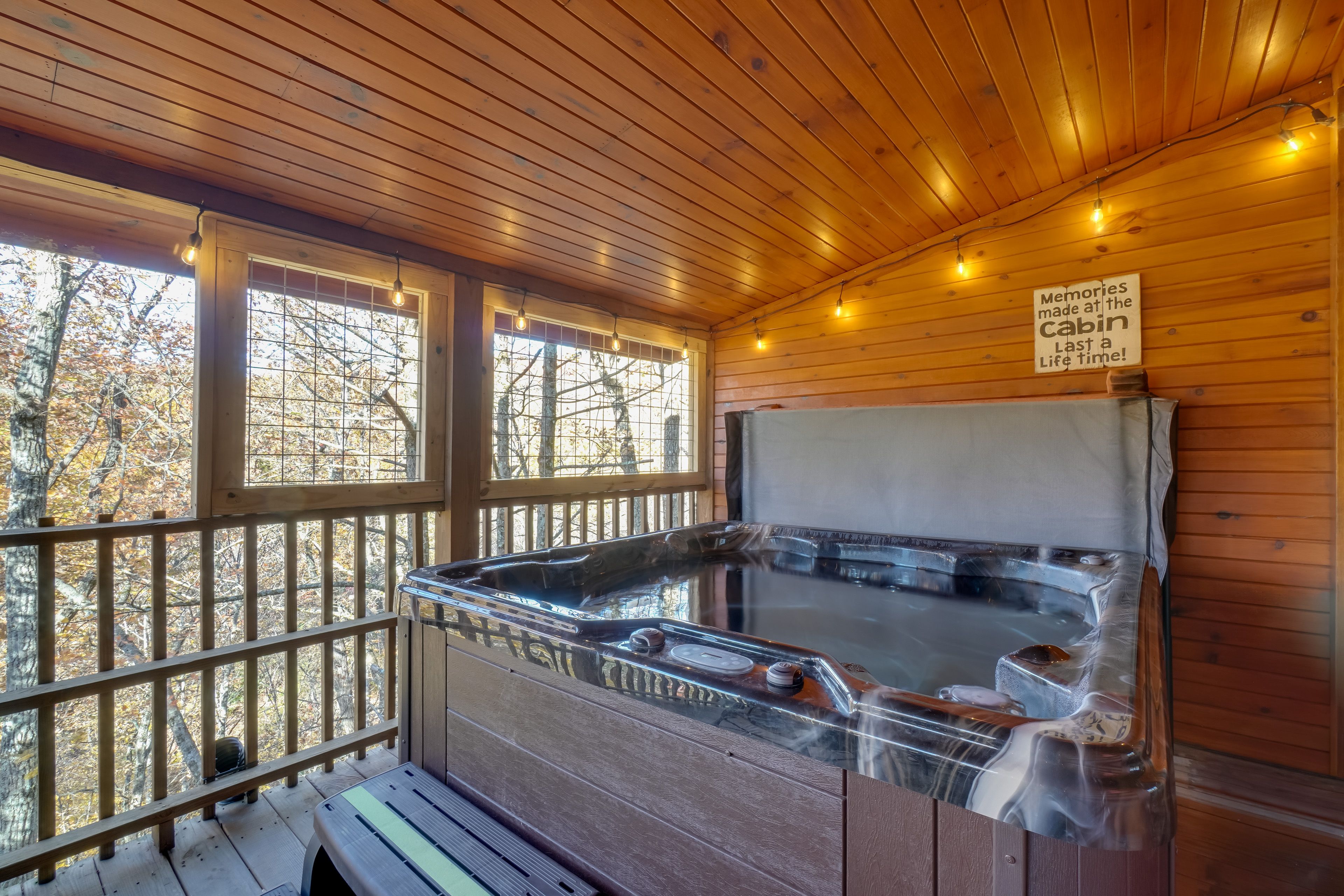 Covered Deck w/ Private Hot Tub