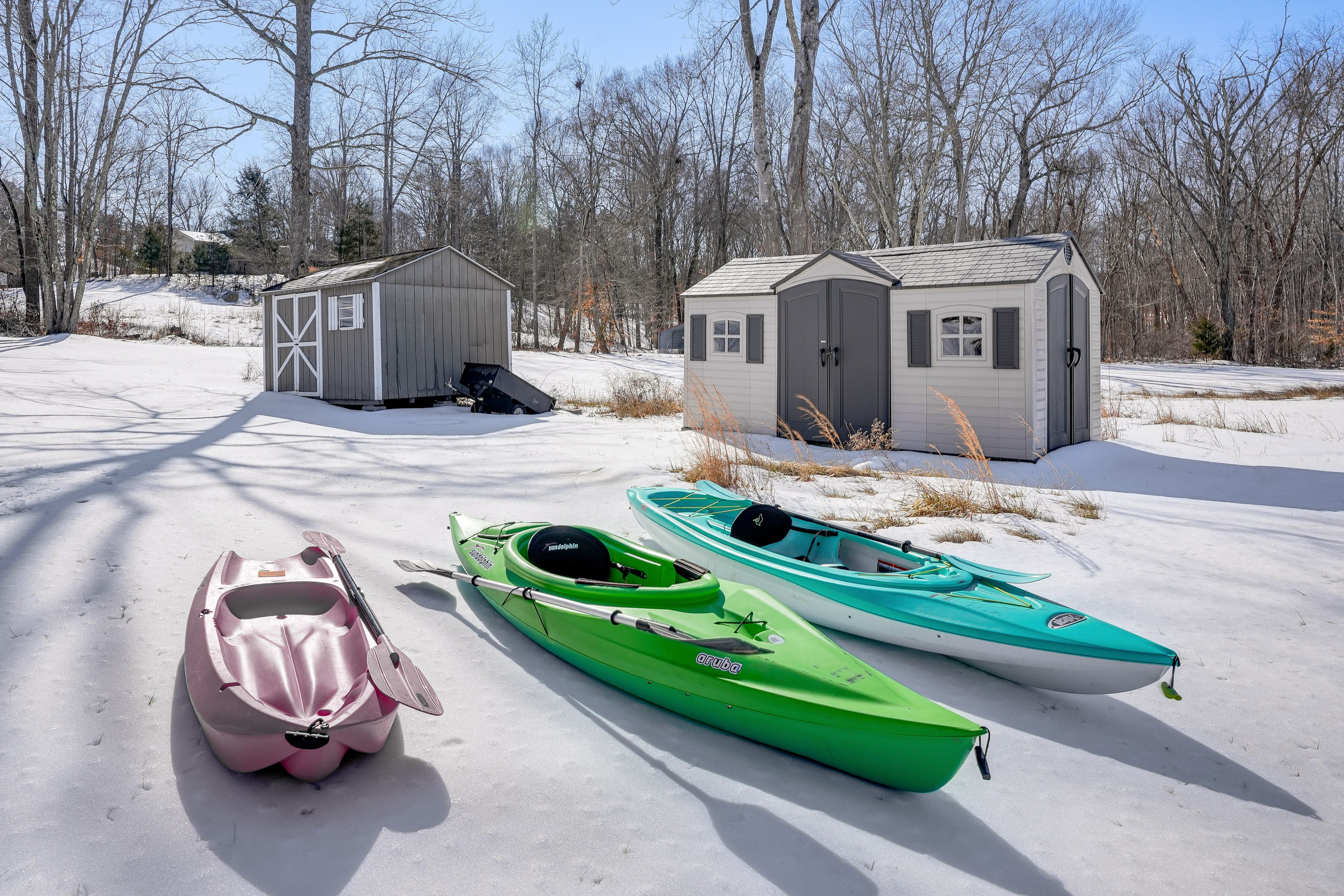 Private Dock | Kayaks Provided