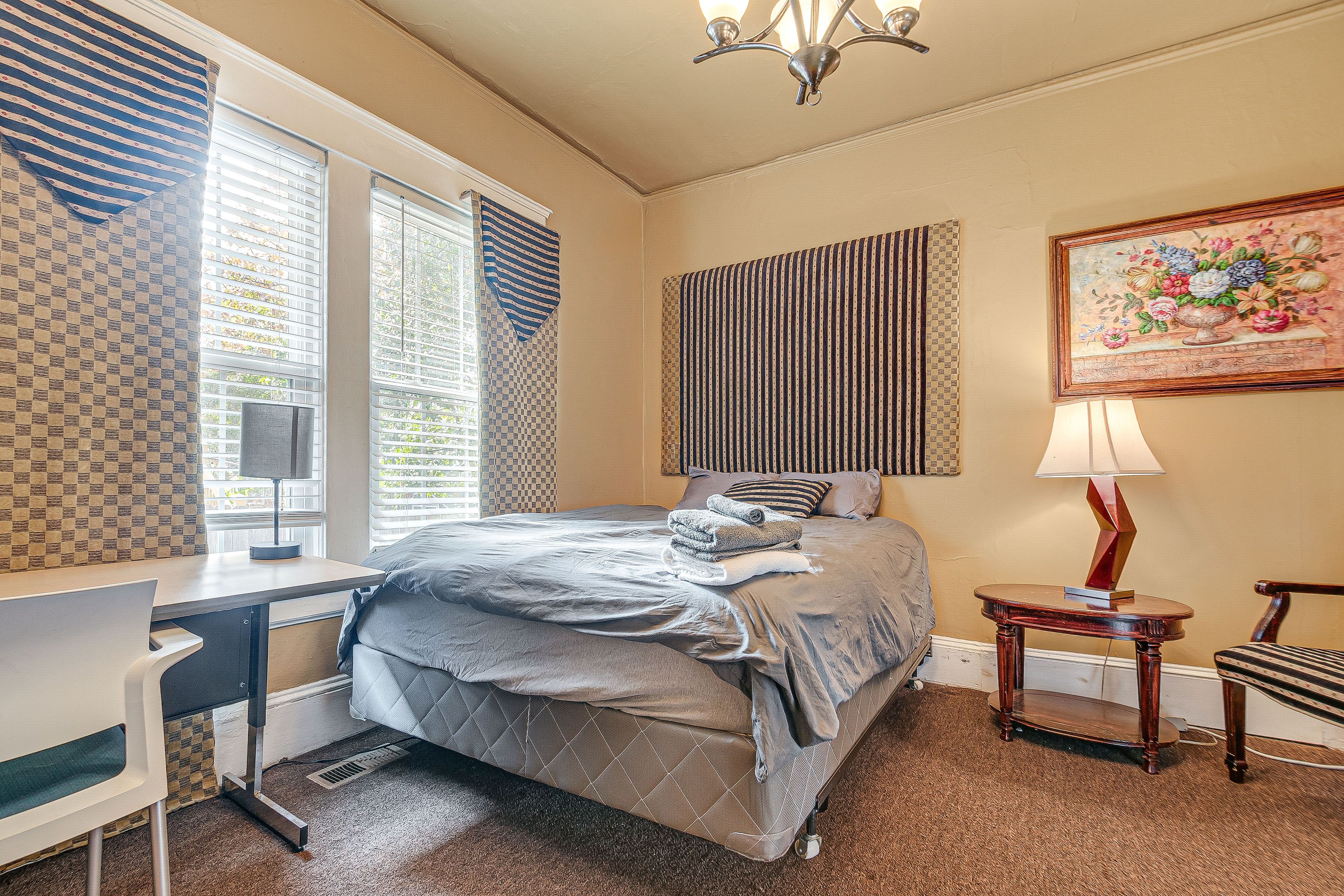 Bedroom 2 | Queen Bed | Dedicated Workspace Area