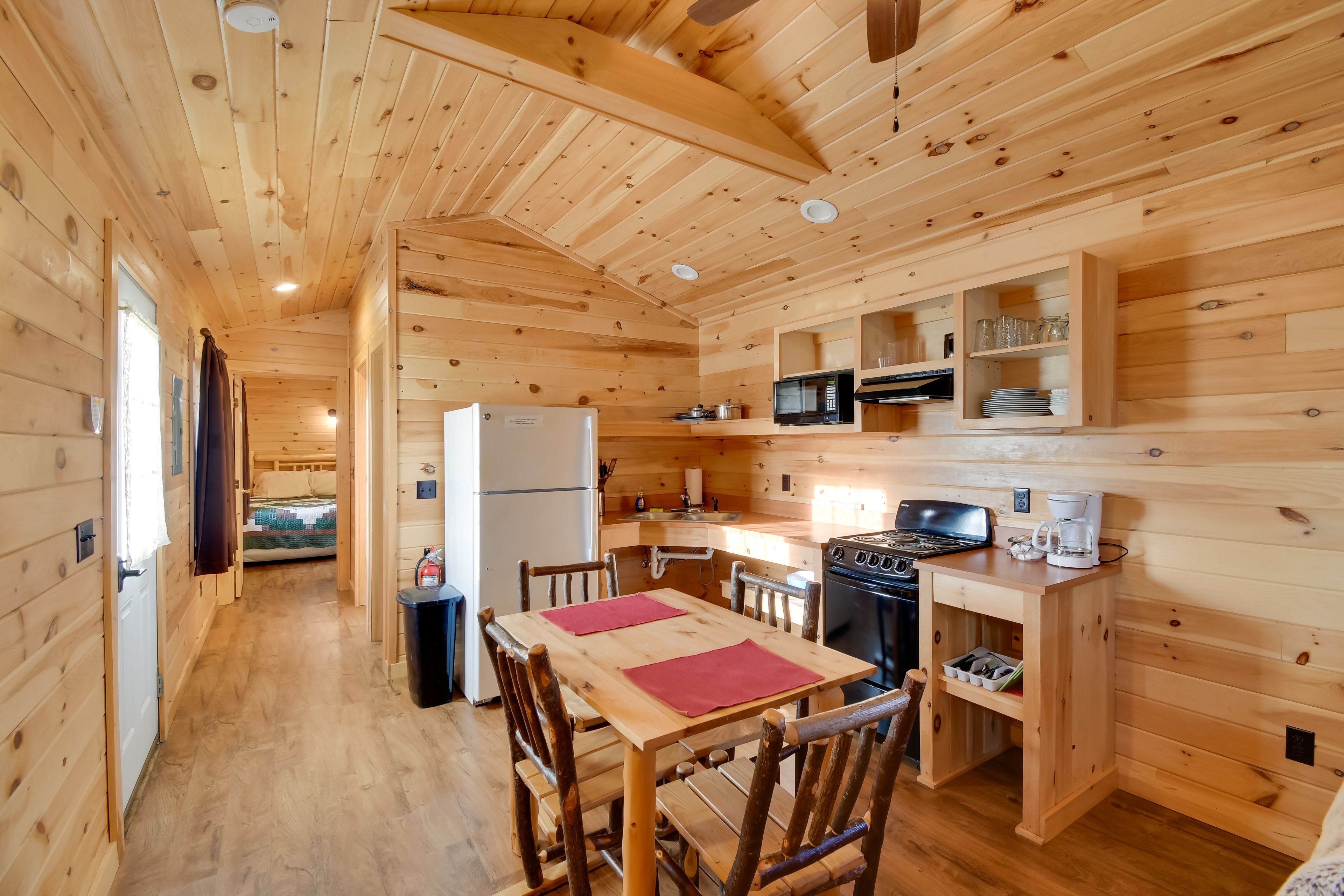 Dining Area & Kitchen | Drip Coffee Pot | Toaster