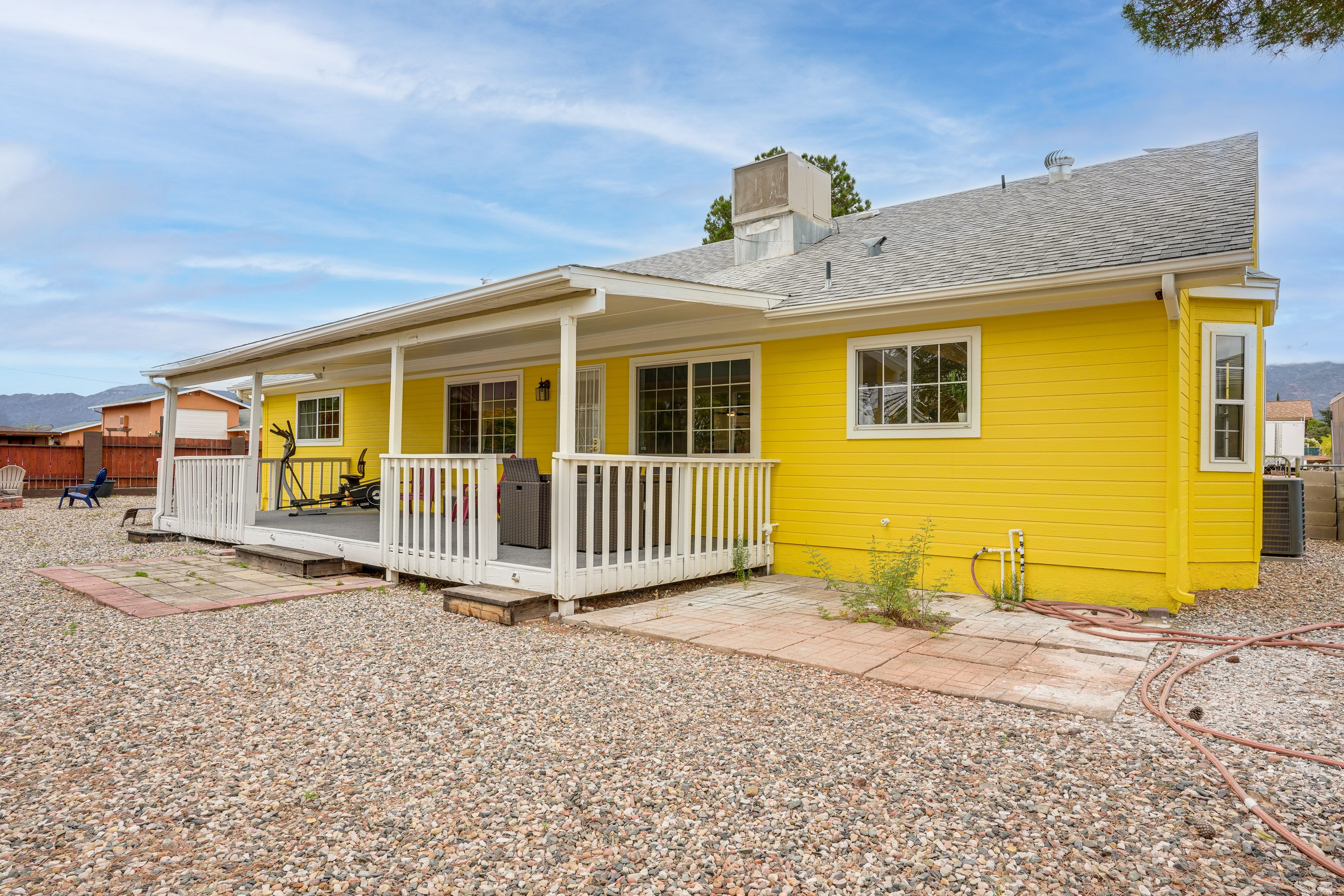 Backyard | Wood-Burning Fire Pit | Mountain Views