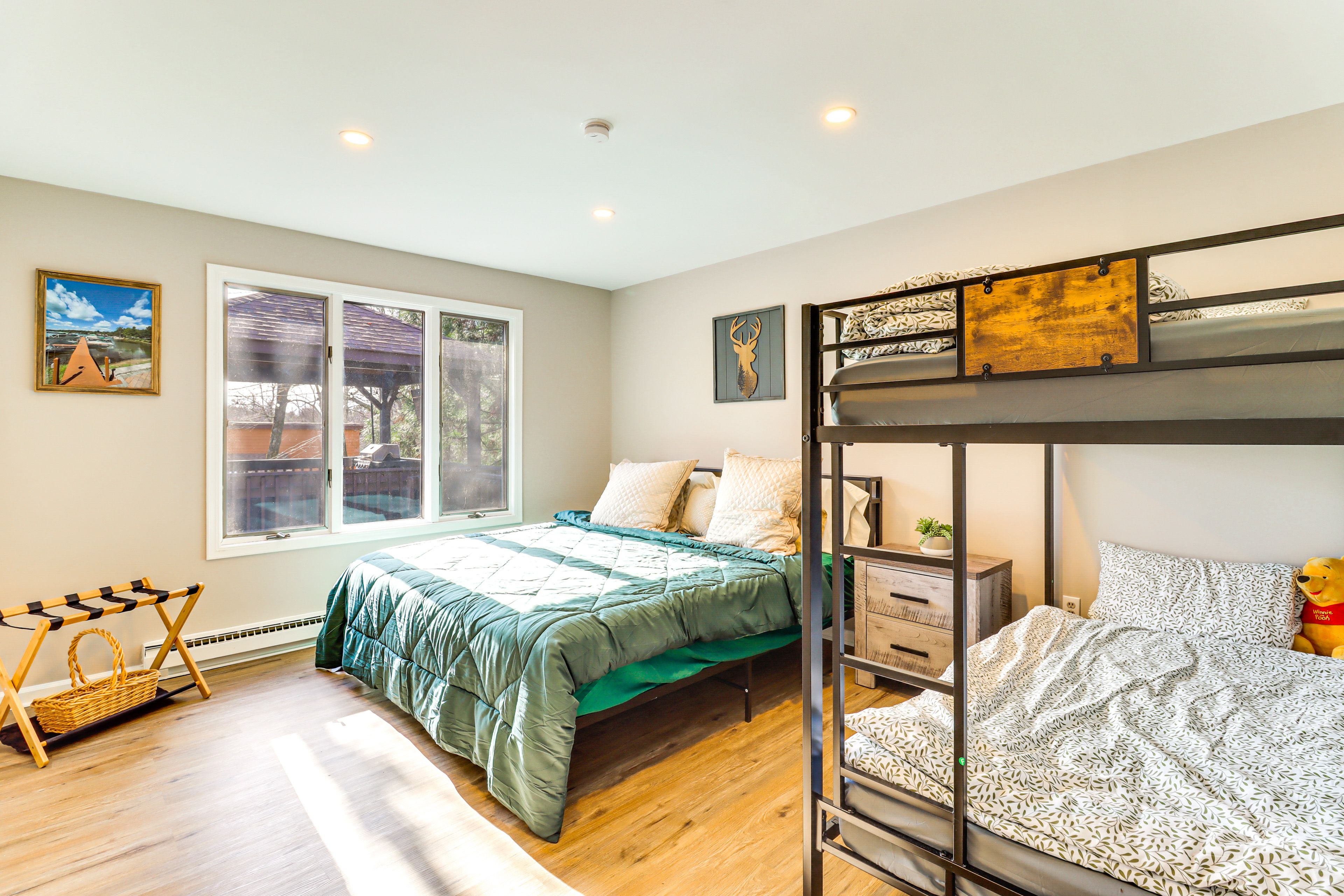 Bedroom 1 | King Bed | Twin Bunk Bed | 1st Floor