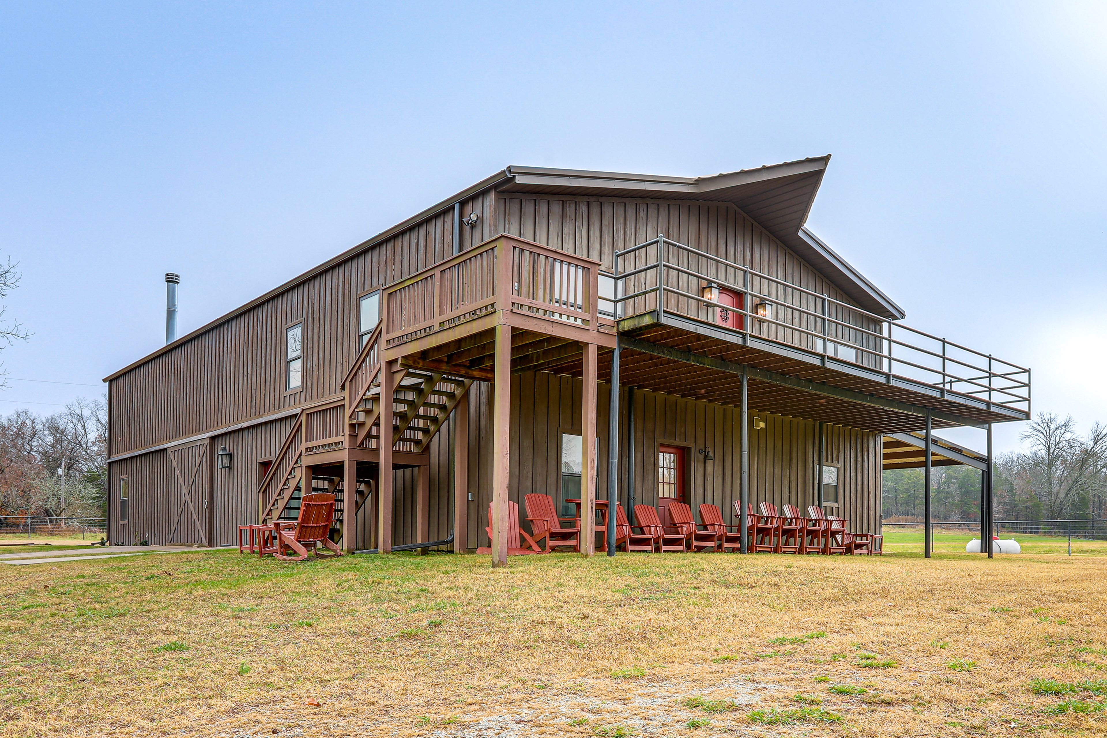 Cabin Exterior | Deck | Fire Pit | Gas Grill