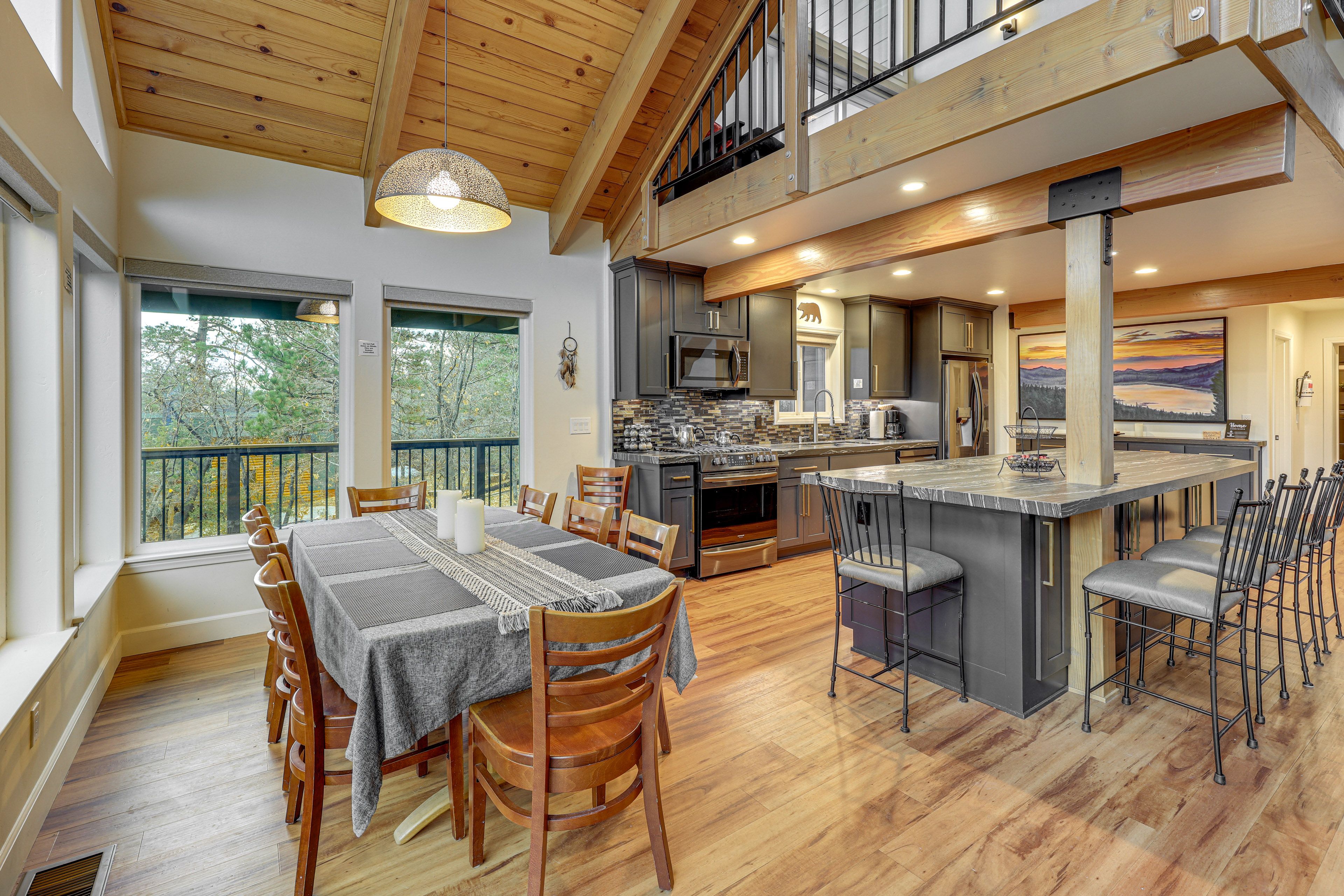 Dining & Kitchen Area | Main Level