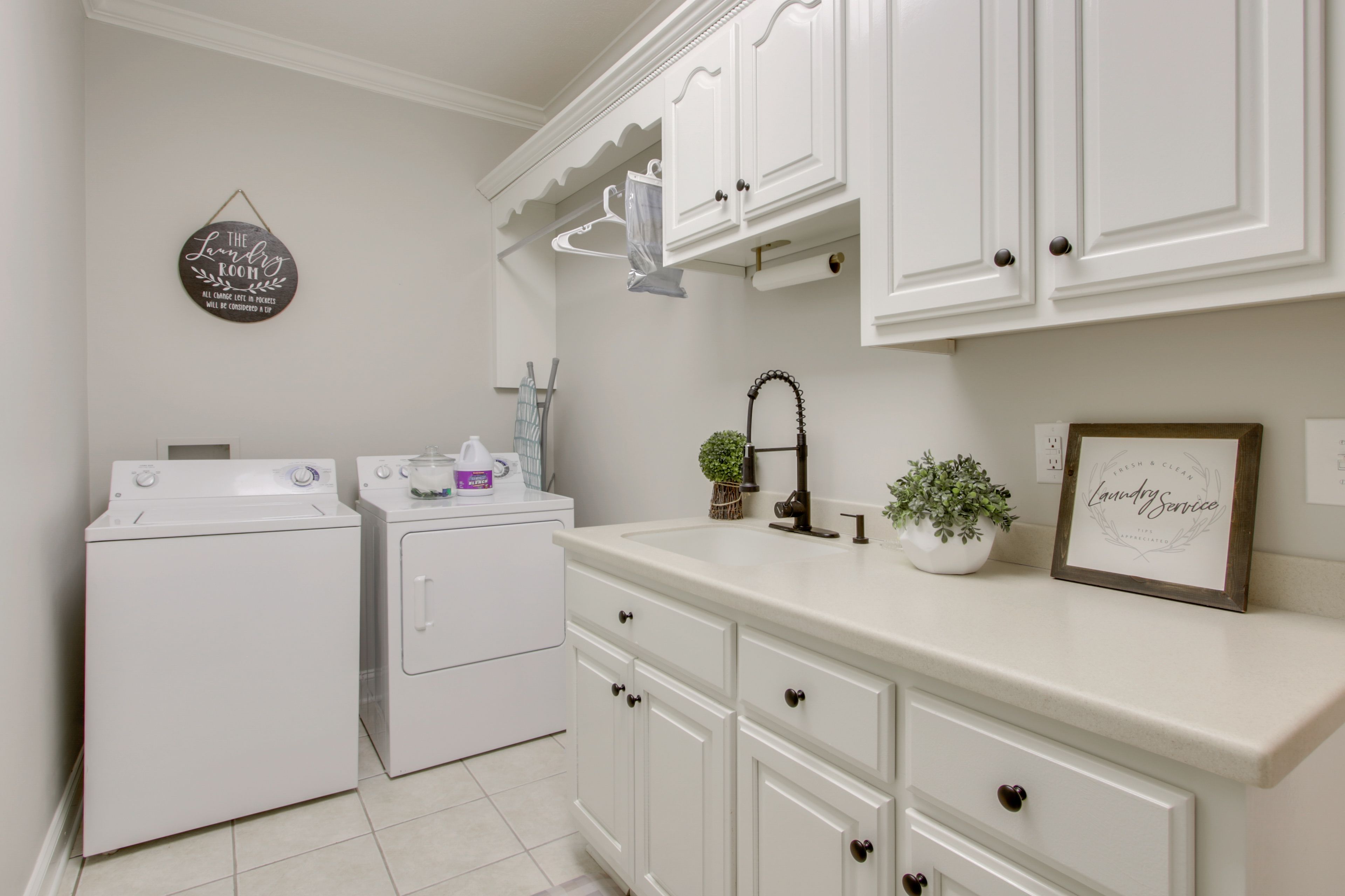 Washer & Dryer | Iron & Board | Laundry Detergent