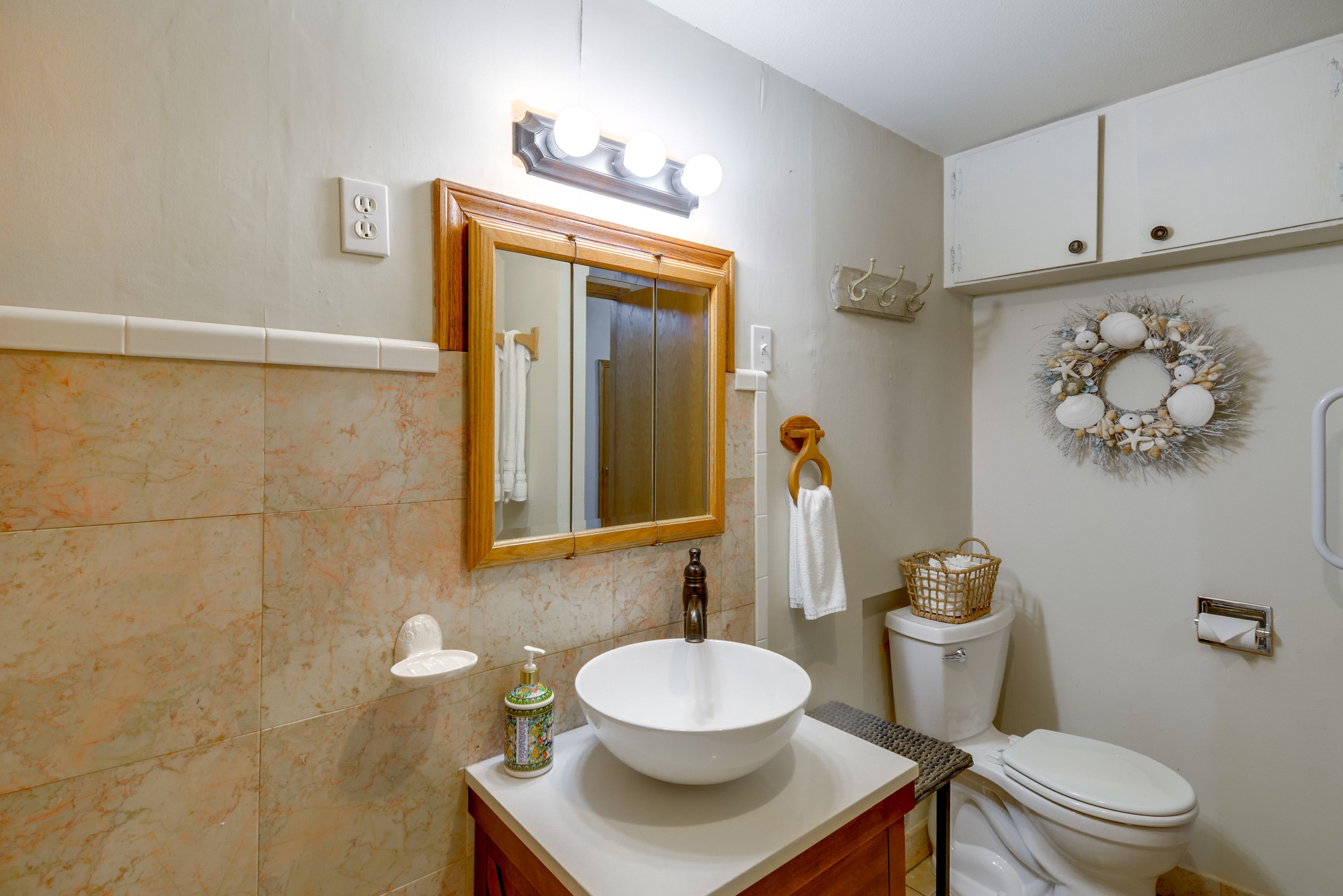 Bathroom | 1st Floor | Complimentary Toiletries | Hair Dryer