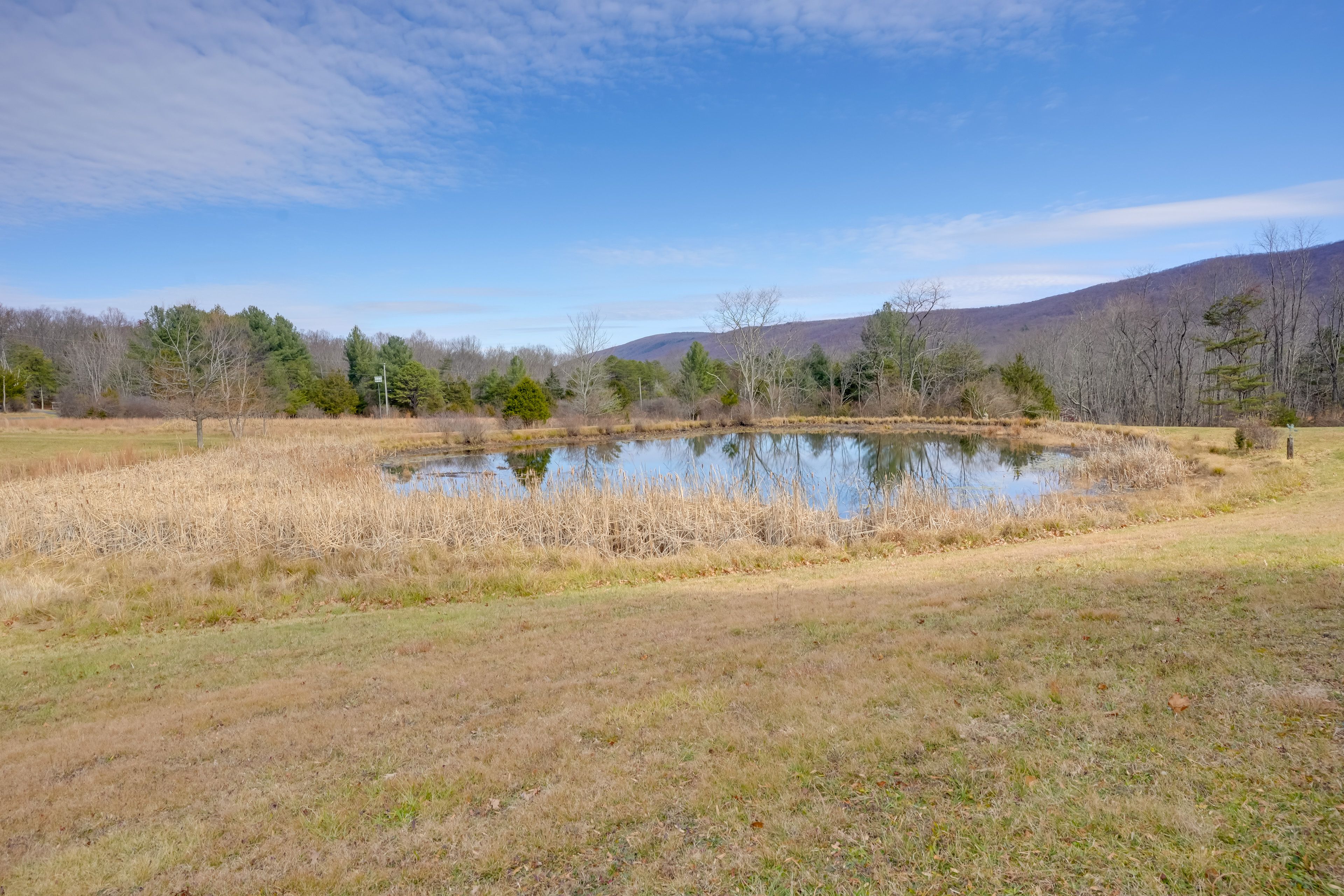 Private Lake | Trails & Streams On-Site | 37 Mi to Shenandoah National Park