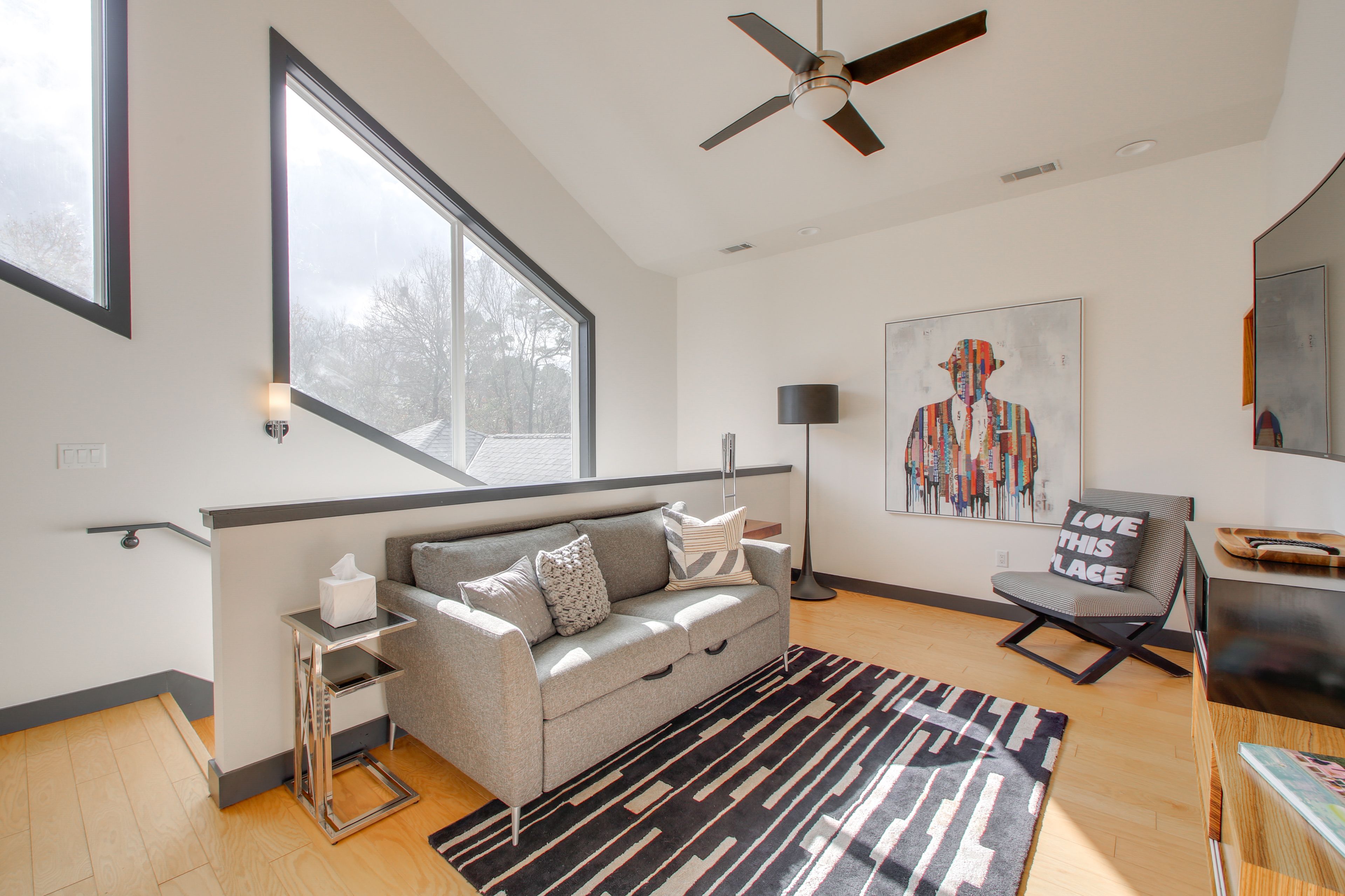 Loft Living Area | Queen Sleeper Sofa | 2nd Floor