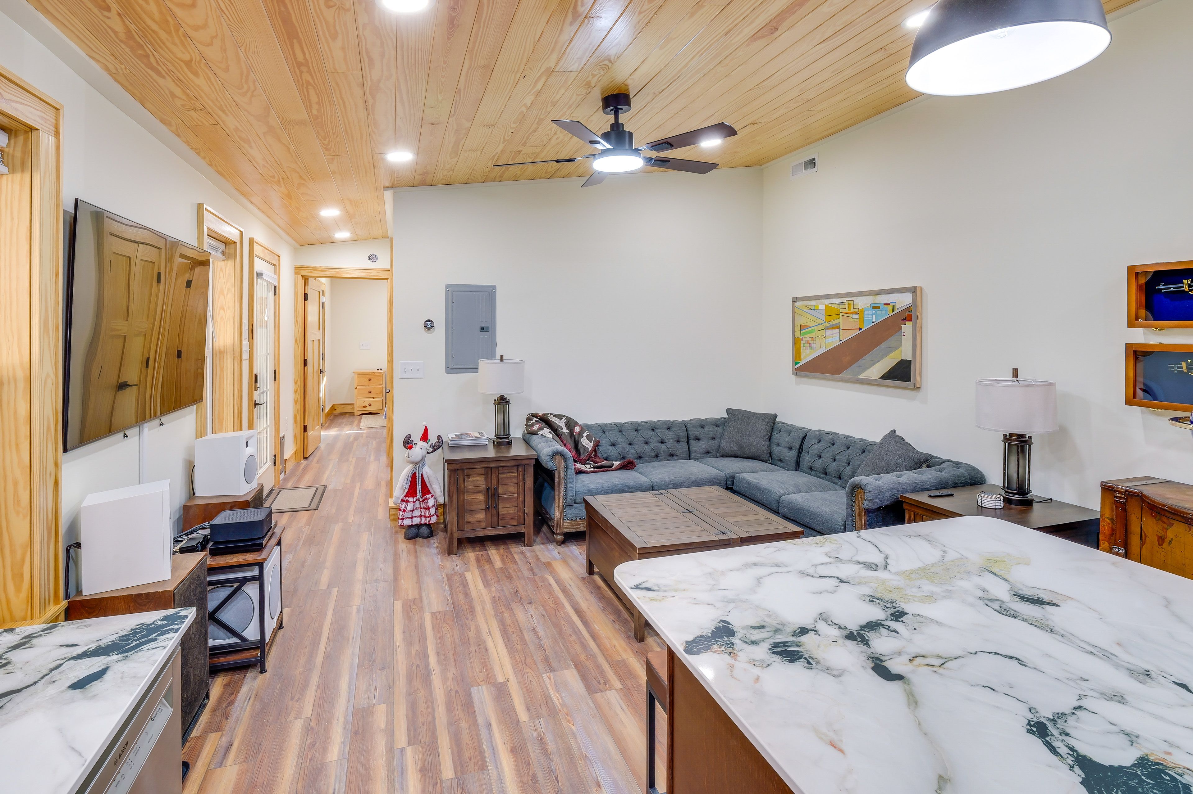 Living Area | TV | Dining Bar