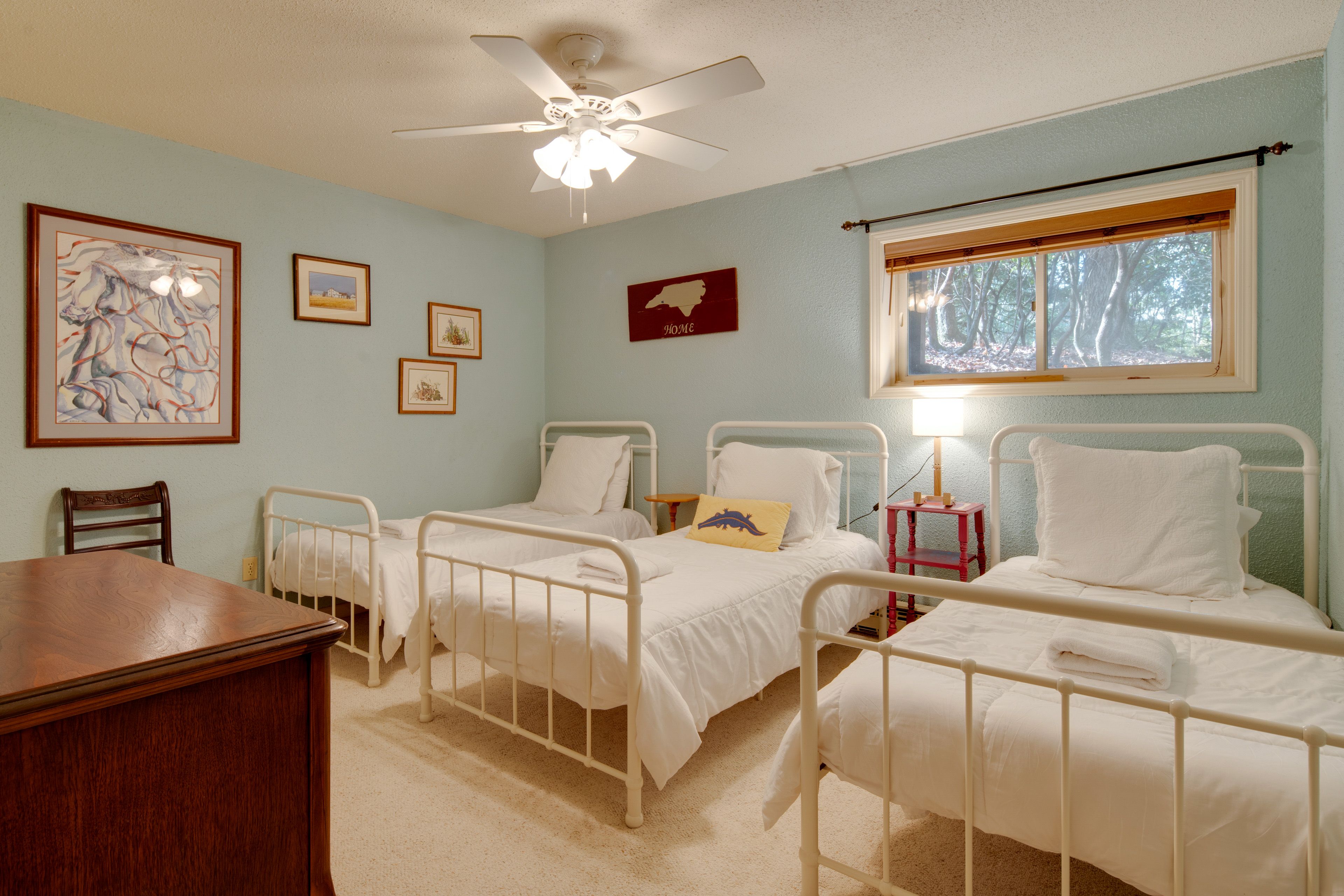 Bedroom 4 | 3 Twin Beds | Lower Floor